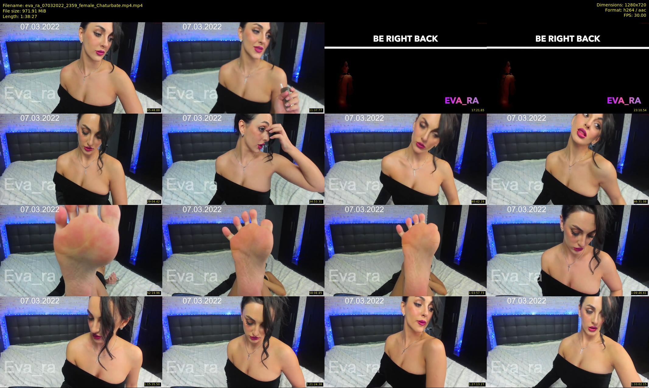 eva_ra — 99 minute Chaturbate female cam show recording, 720p, Mar 7, 2022