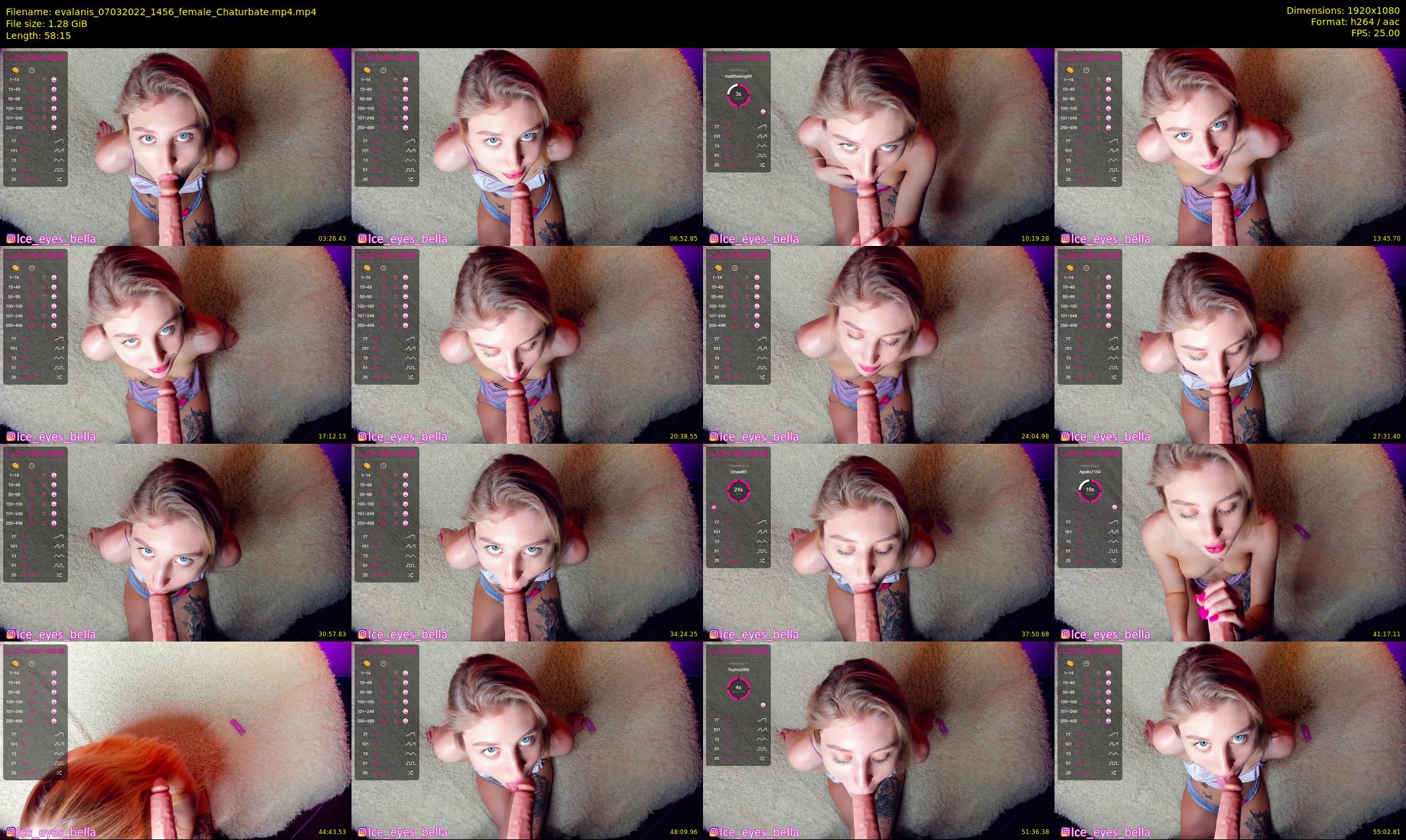 evalanis — 59 minute Chaturbate couple cam show recording, 1080p, Mar 7, 2022