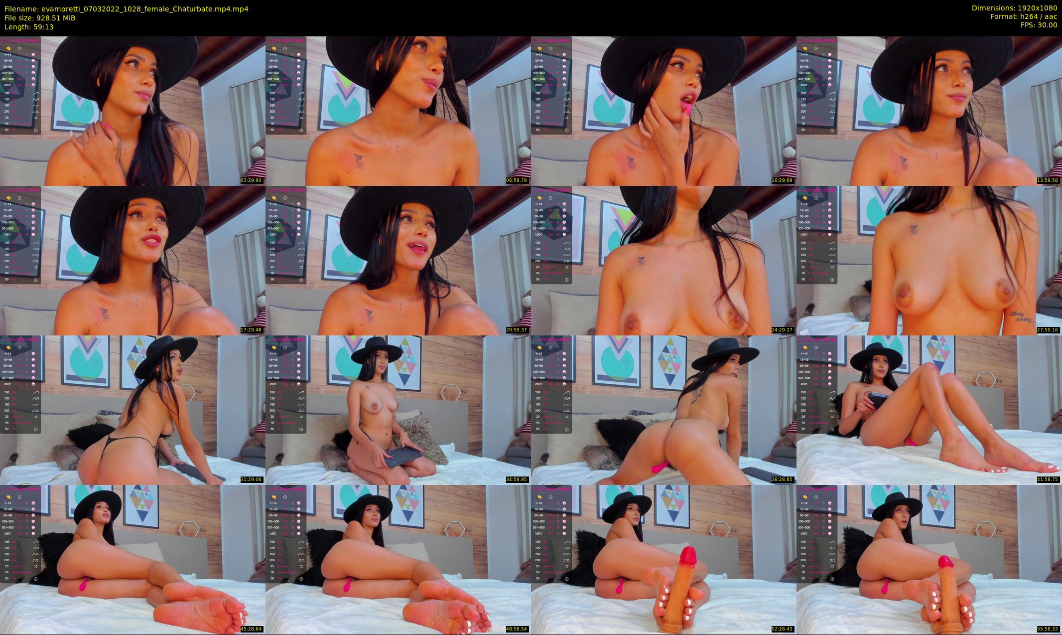 evamoretti — 60 minute Chaturbate female cam show recording, 1080p, Mar 7, 2022