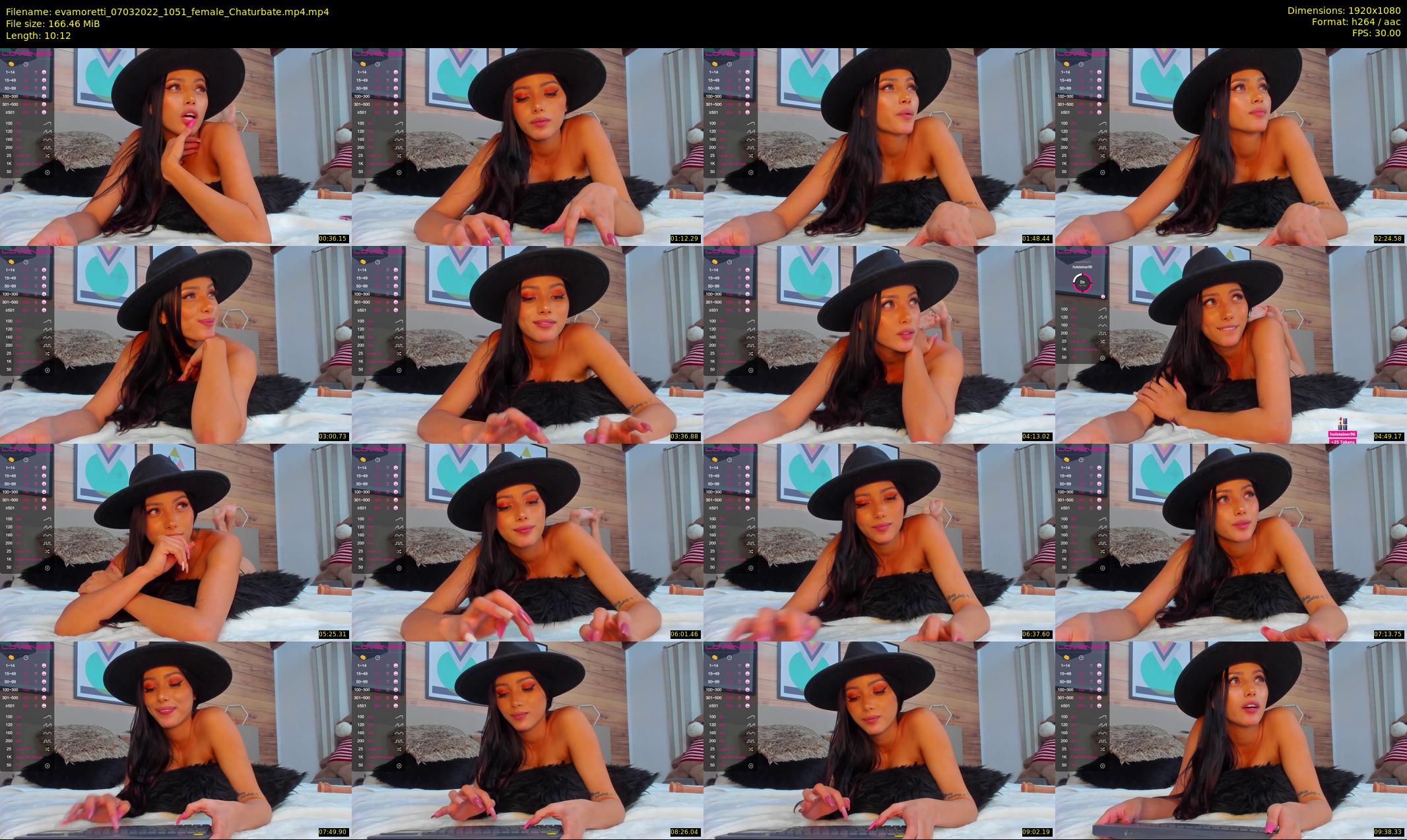 evamoretti — 11 minute Chaturbate female cam show recording, 1080p, Mar 7, 2022