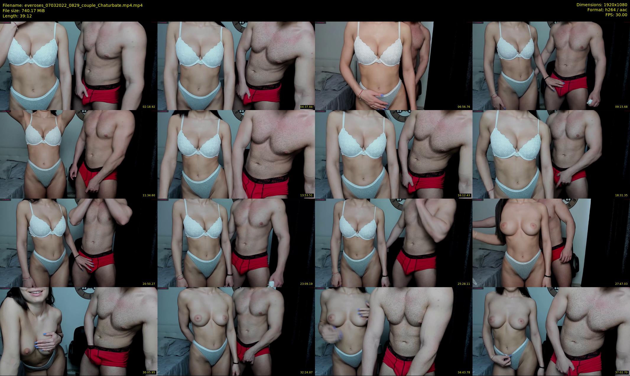 everoses — 40 minute Chaturbate couple cam show recording, 1080p, Mar 7, 2022