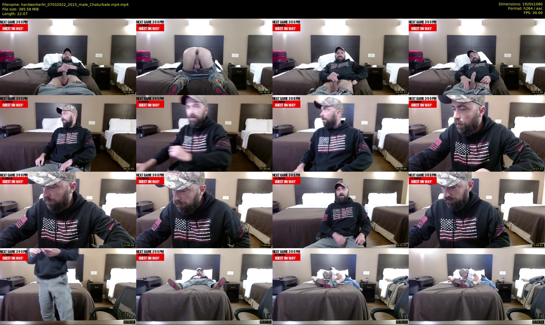 hardworkertn — 23 minute Chaturbate male cam show recording, 1080p, Mar 7, 2022
