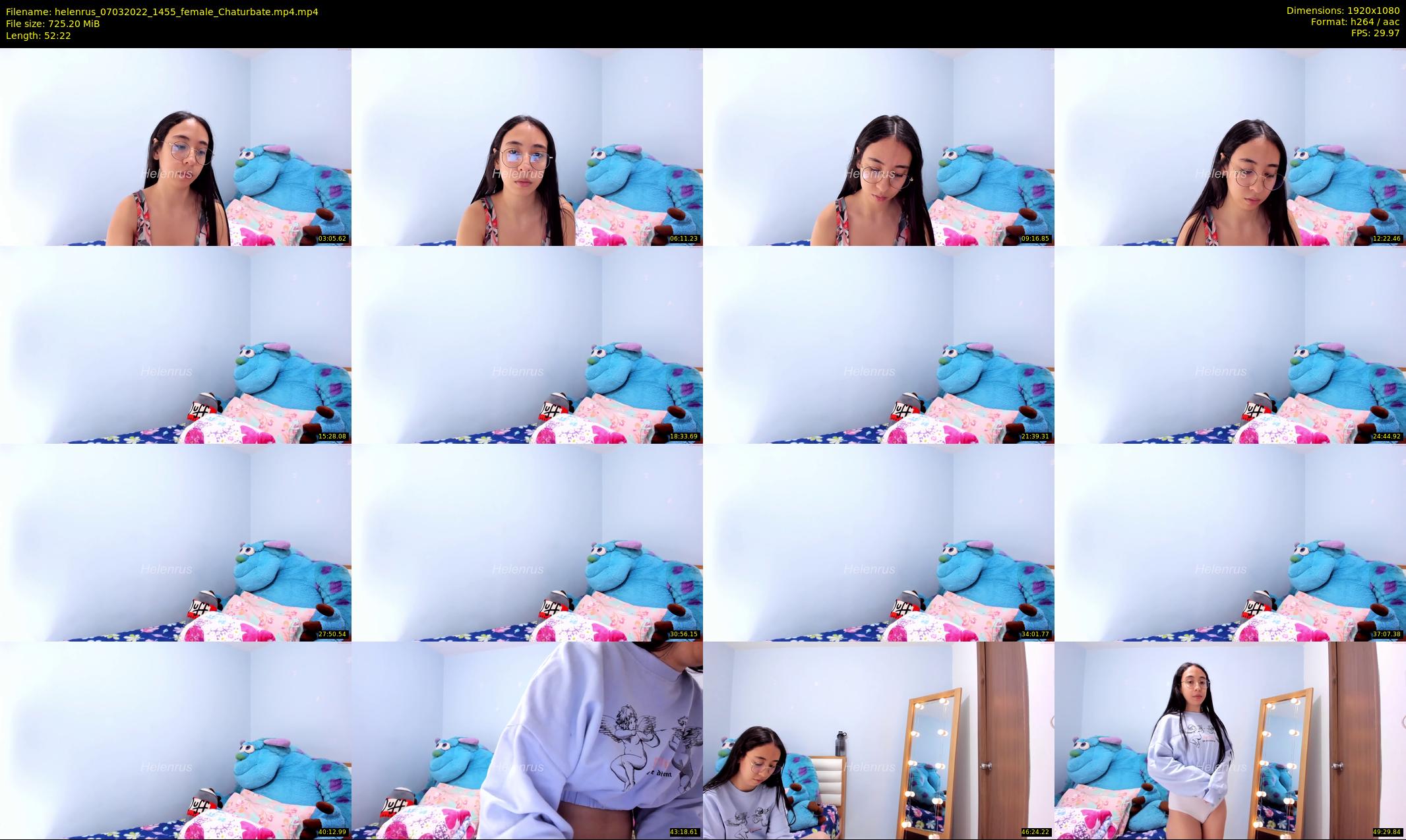 helenrus — 53 minute Chaturbate female cam show recording, 1080p, Mar 7, 2022