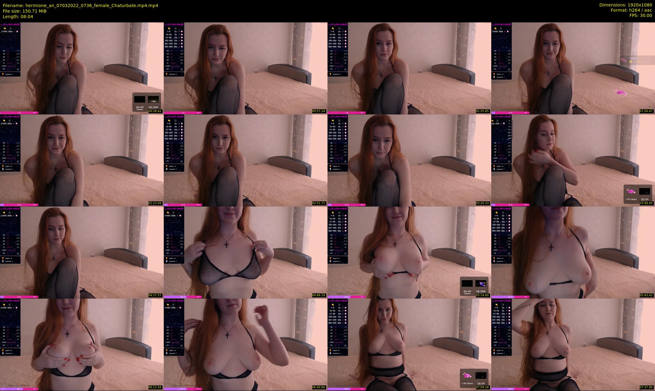 hermione_an — 9 minute Chaturbate female cam show recording, 1080p, Mar 7, 2022