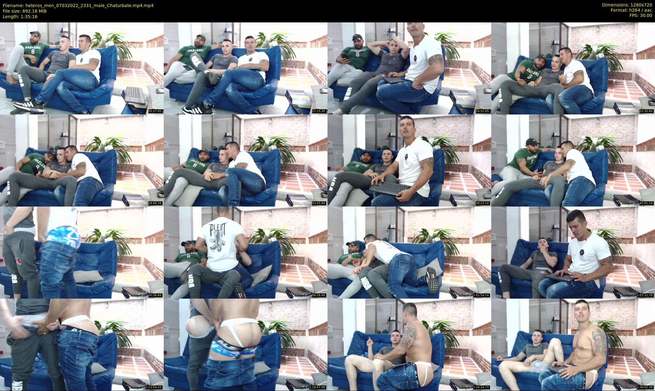heteros_men — 96 minute Chaturbate male cam show recording, 720p, Mar 7, 2022