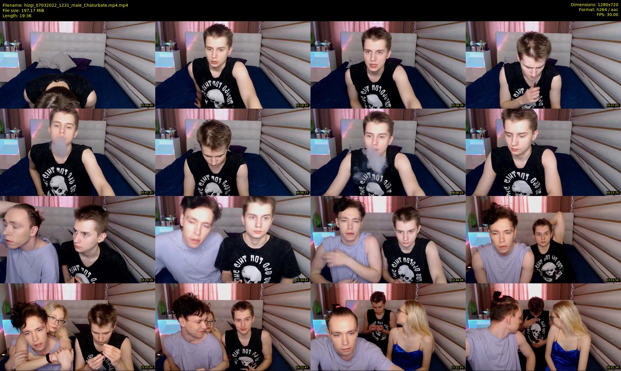 hizgi — 20 minute Chaturbate couple cam show recording, 720p, Mar 7, 2022