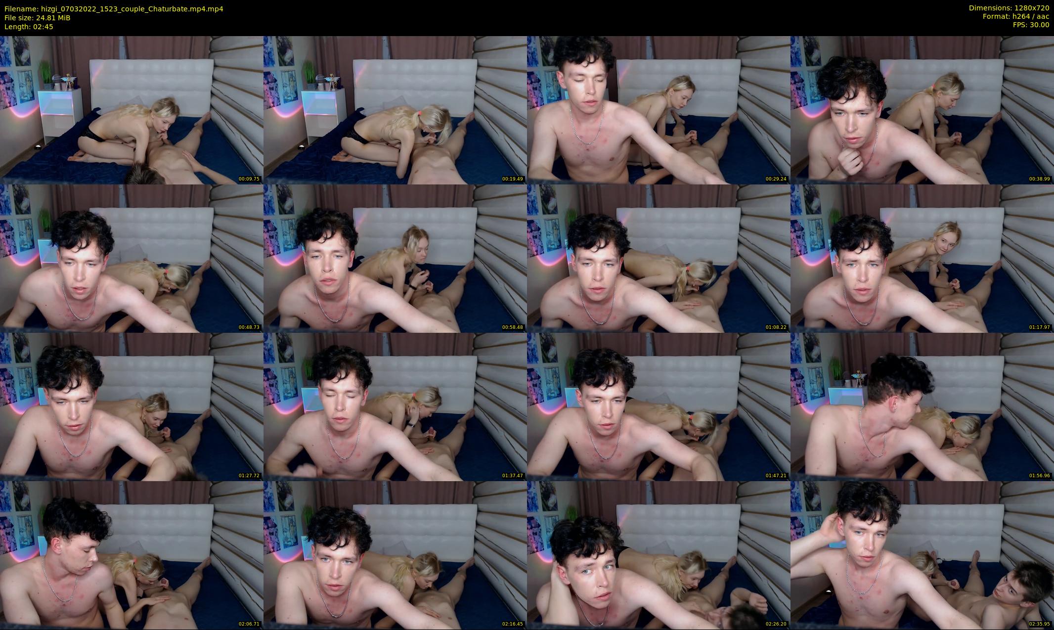 hizgi — 3 minute Chaturbate couple cam show recording, 720p, Mar 7, 2022