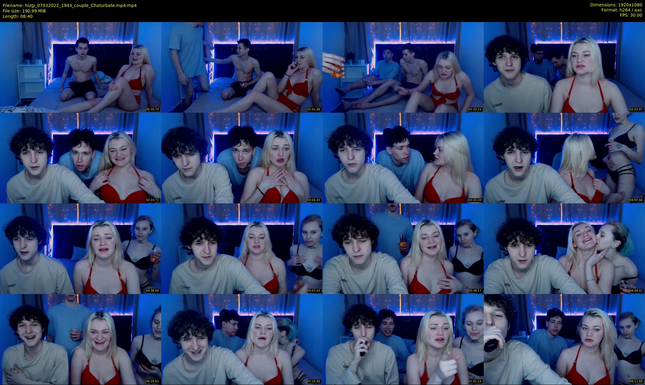 hizgi — 9 minute Chaturbate couple cam show recording, 1080p, Mar 7, 2022