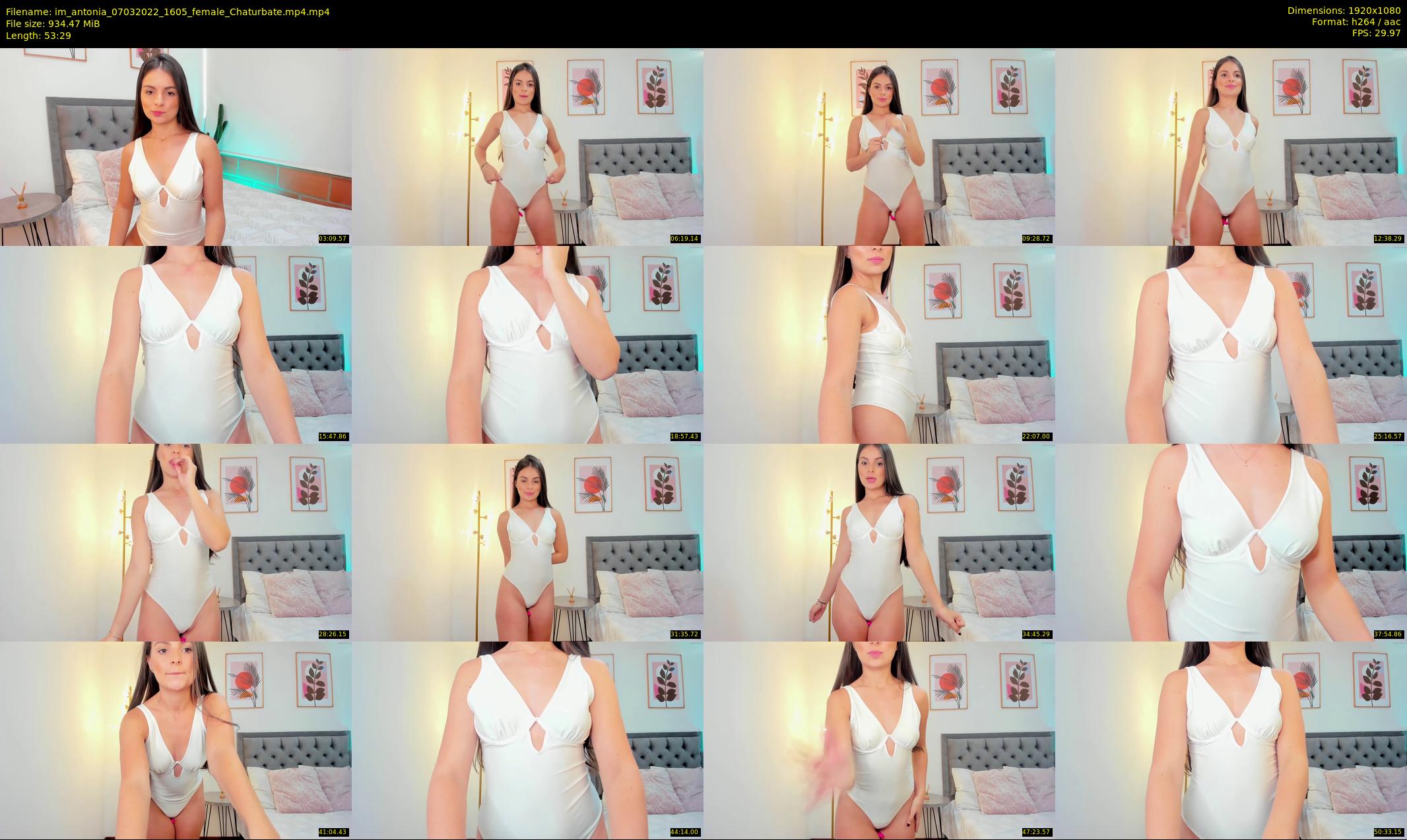 im_antonia — 54 minute Chaturbate female cam show recording, 1080p, Mar 7, 2022