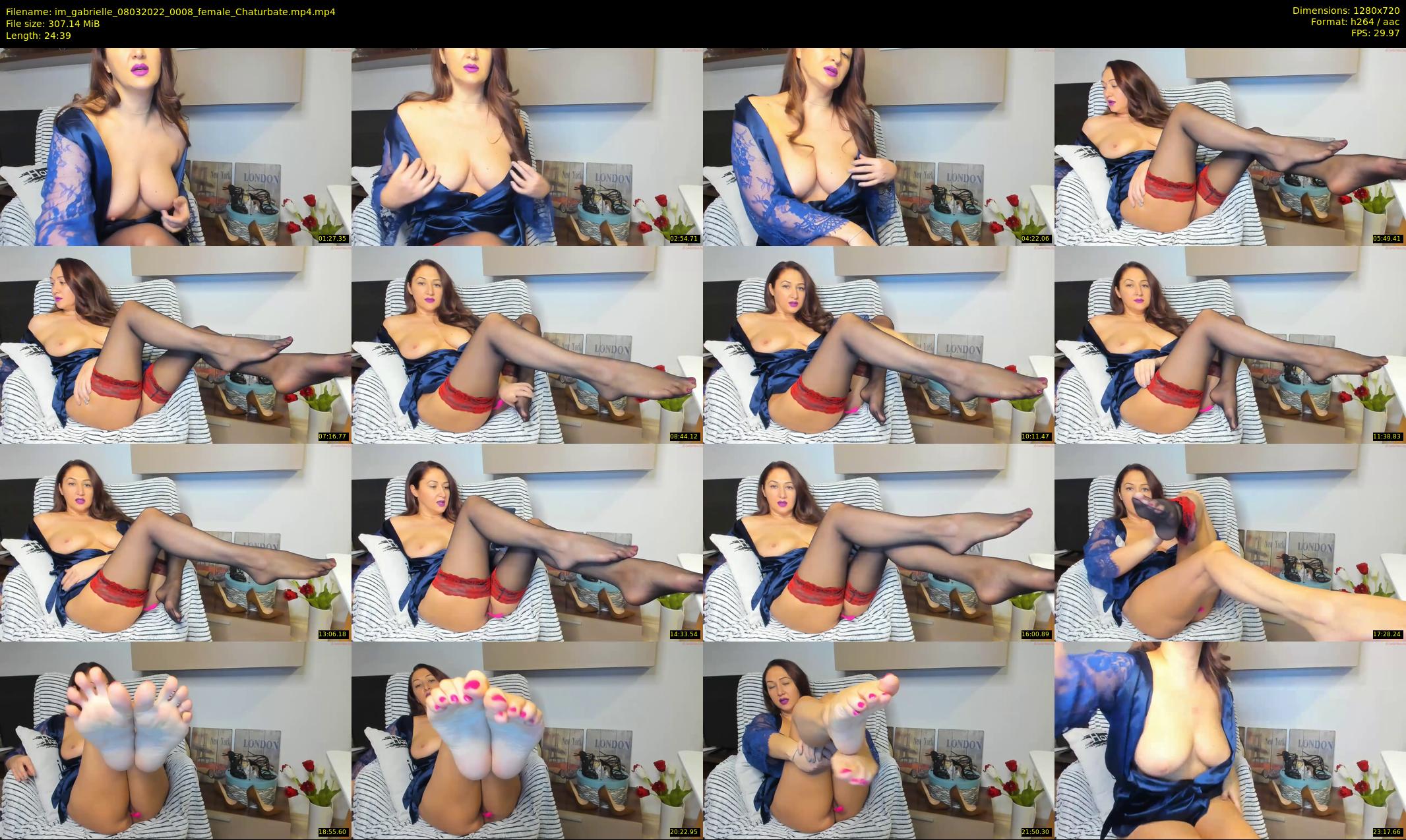 im_gabrielle — 25 minute Chaturbate female cam show recording, 720p, Mar 8, 2022