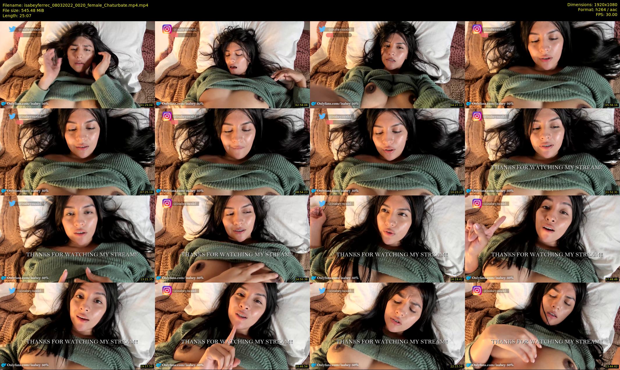 isabeyferrec — 26 minute Chaturbate female cam show recording, 1080p, Mar 8, 2022