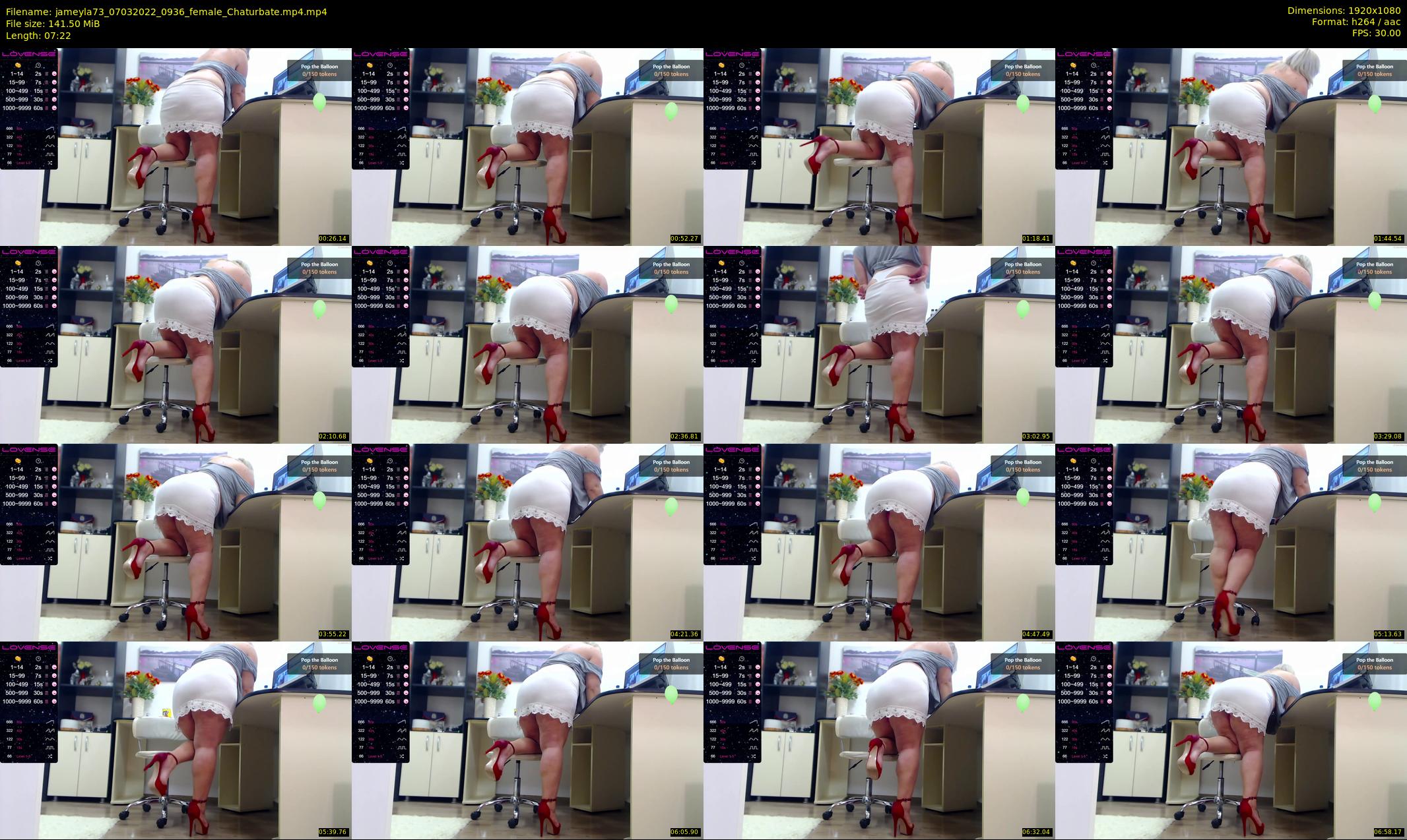 jameyla73 — 8 minute Chaturbate female cam show recording, 1080p, Mar 7, 2022