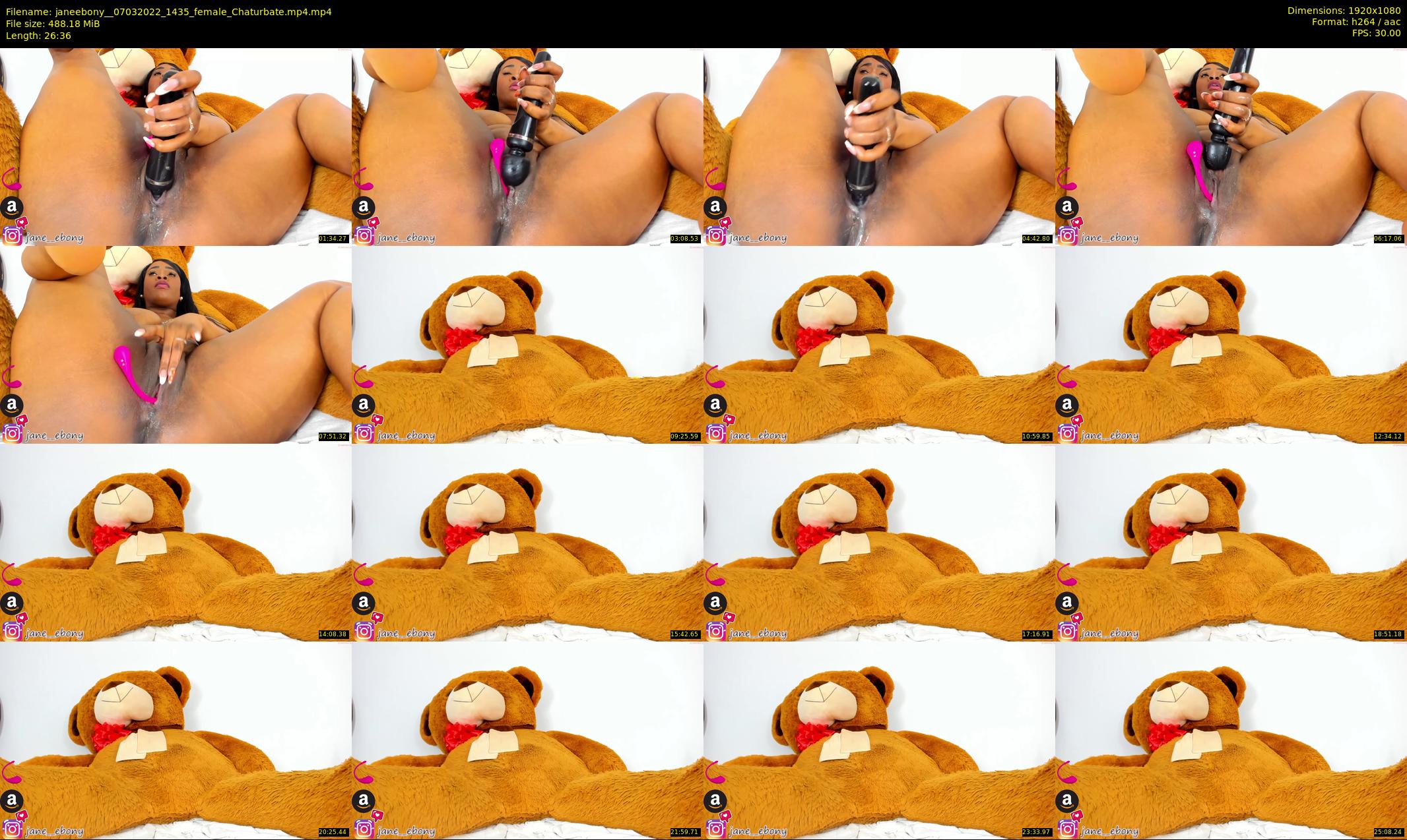 janeebony_ — 27 minute Chaturbate female cam show recording, 1080p, Mar 7, 2022