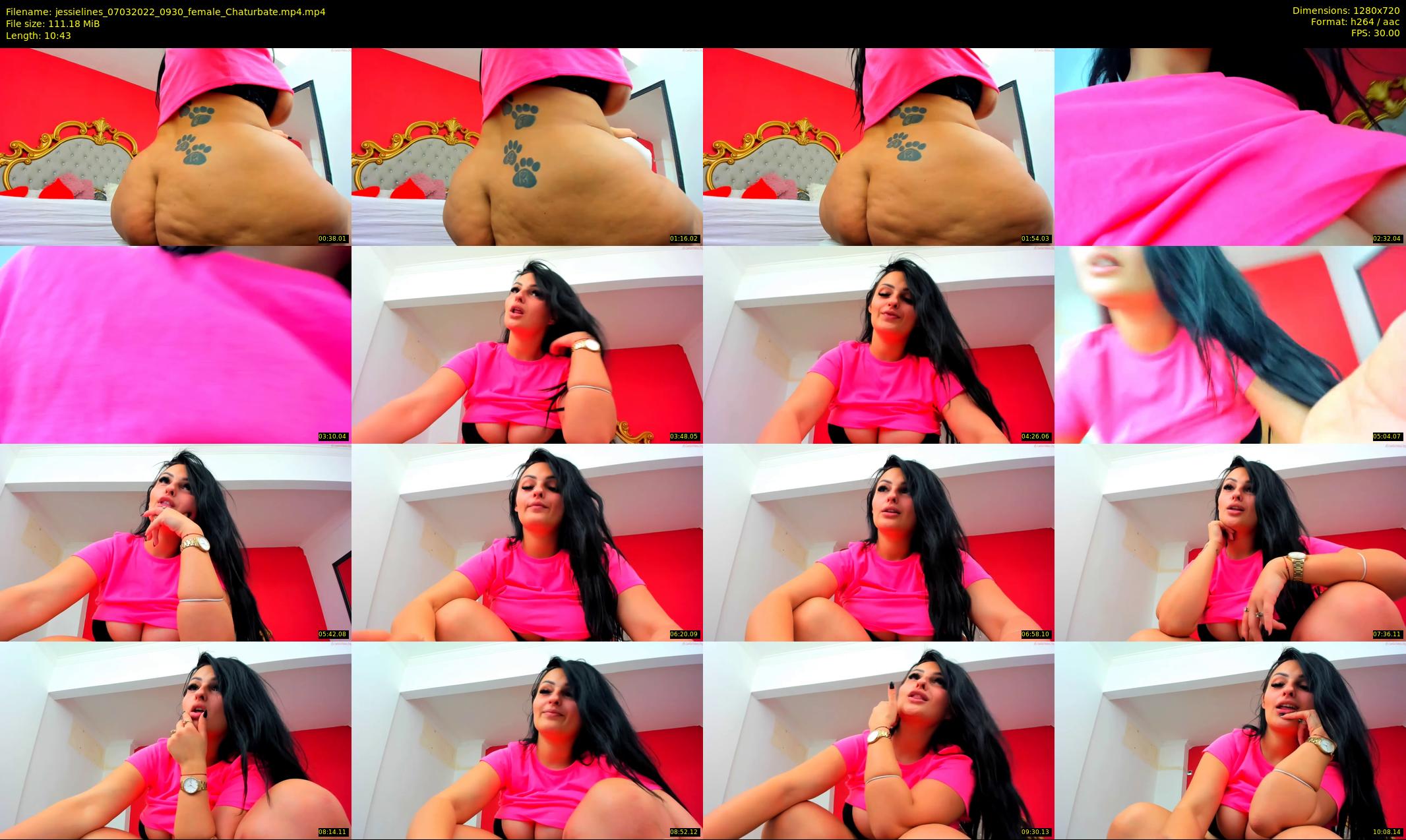 jessielines — 11 minute Chaturbate female cam show recording, 720p, Mar 7, 2022