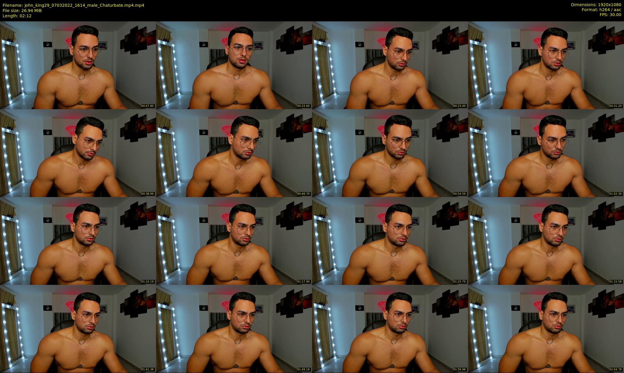 john_king29 — 3 minute Chaturbate male cam show recording, 1080p, Mar 7, 2022