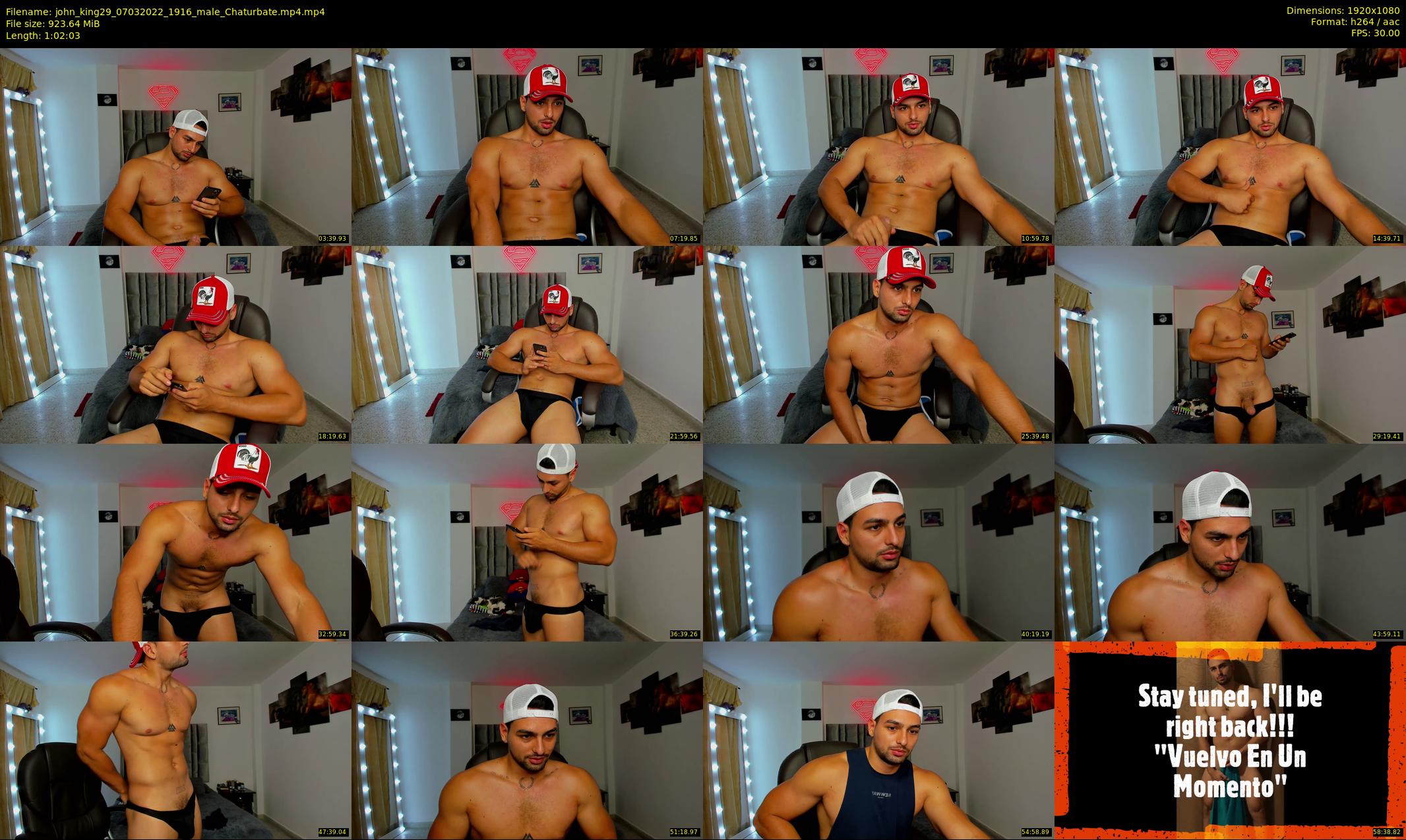 john_king29 — 63 minute Chaturbate male cam show recording, 1080p, Mar 7, 2022