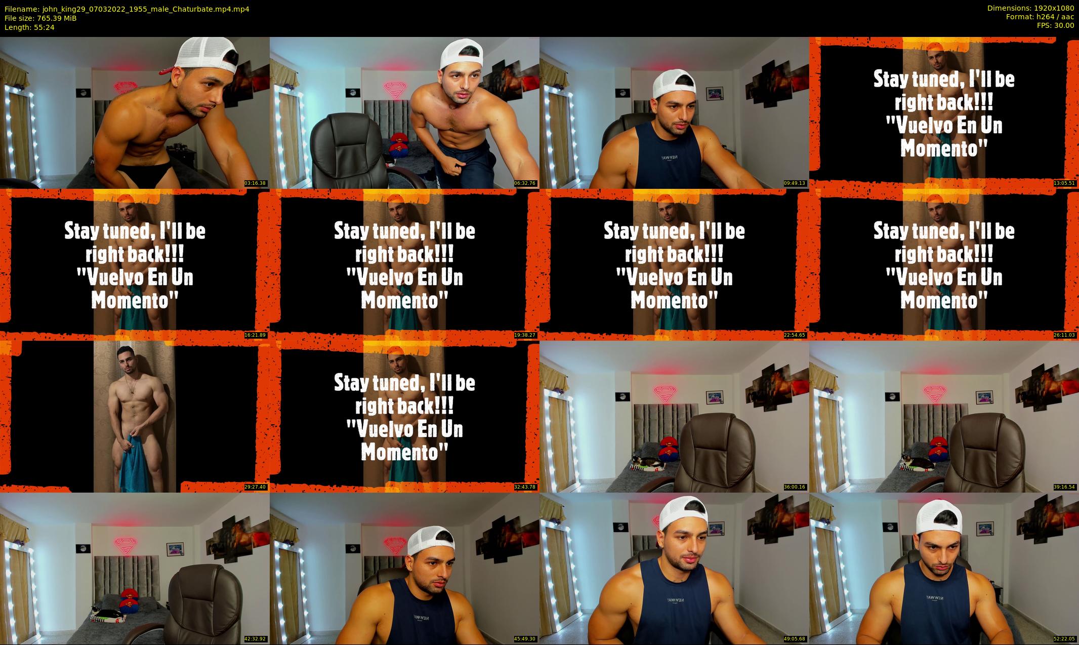 john_king29 — 56 minute Chaturbate male cam show recording, 1080p, Mar 7, 2022