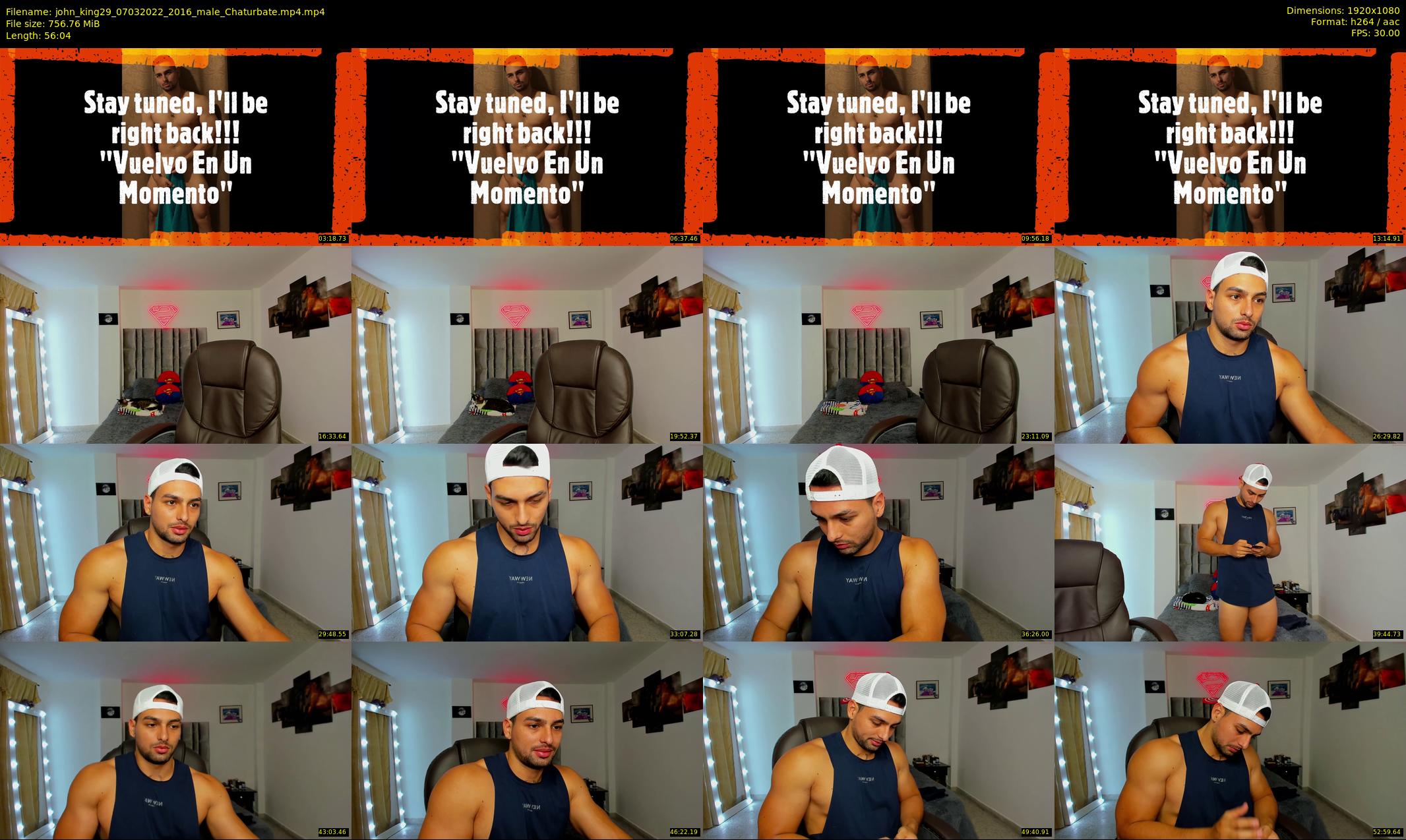 john_king29 — 57 minute Chaturbate male cam show recording, 1080p, Mar 7, 2022