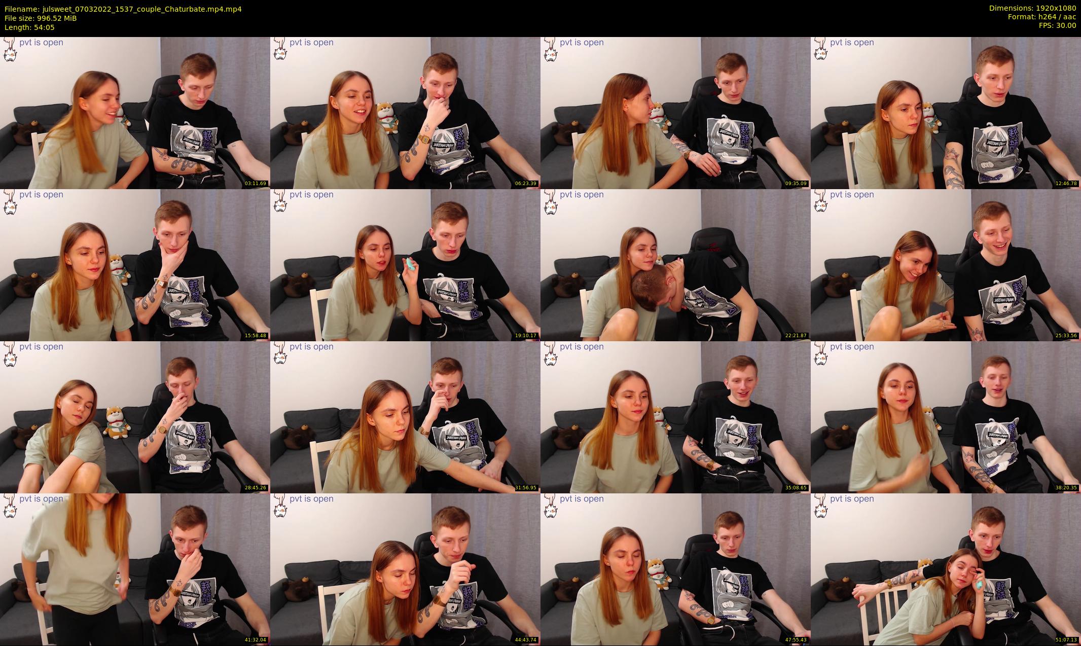 julsweet — 55 minute Chaturbate male cam show recording, 1080p, Mar 7, 2022