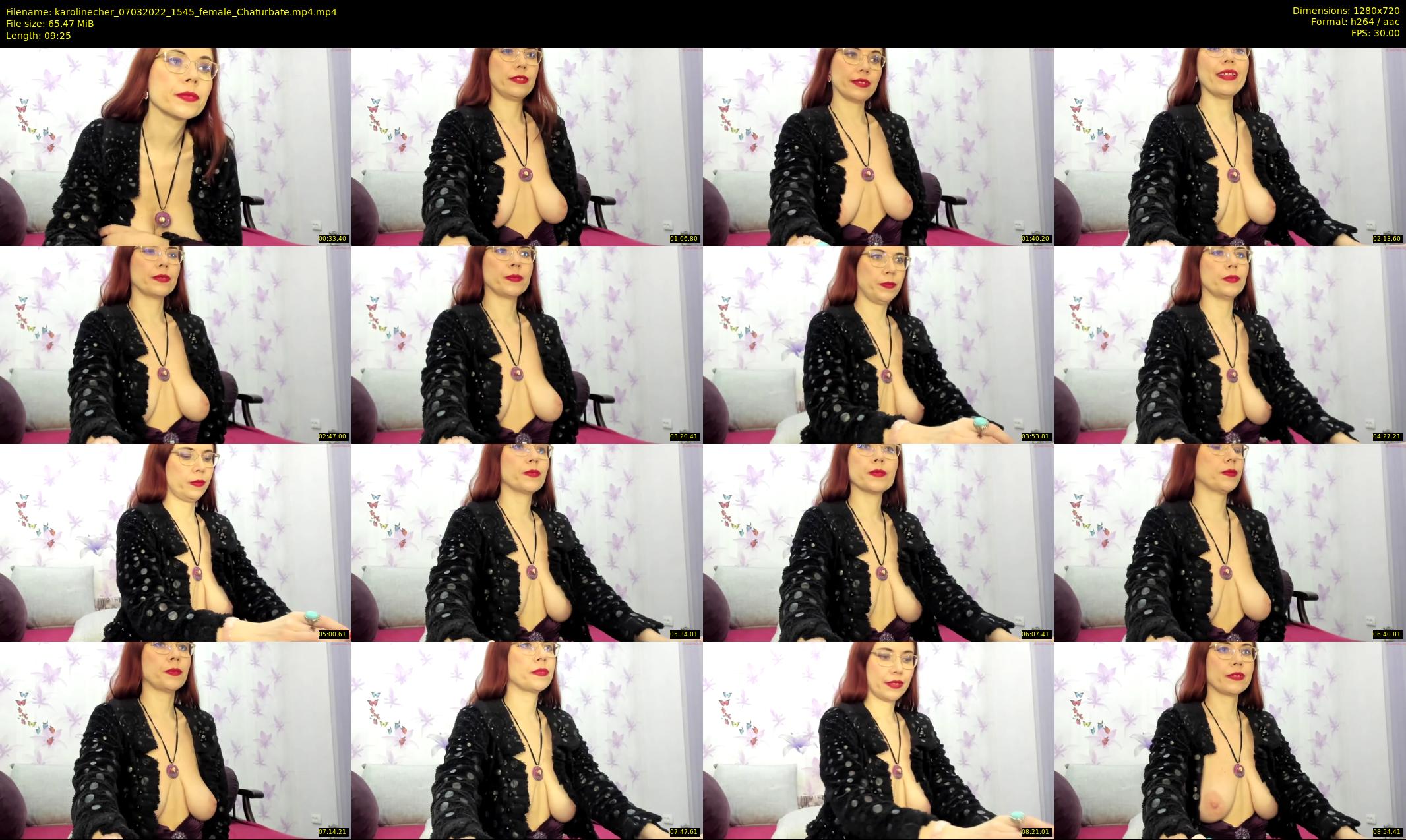 karolinecher — 10 minute Chaturbate female cam show recording, 720p, Mar 7, 2022