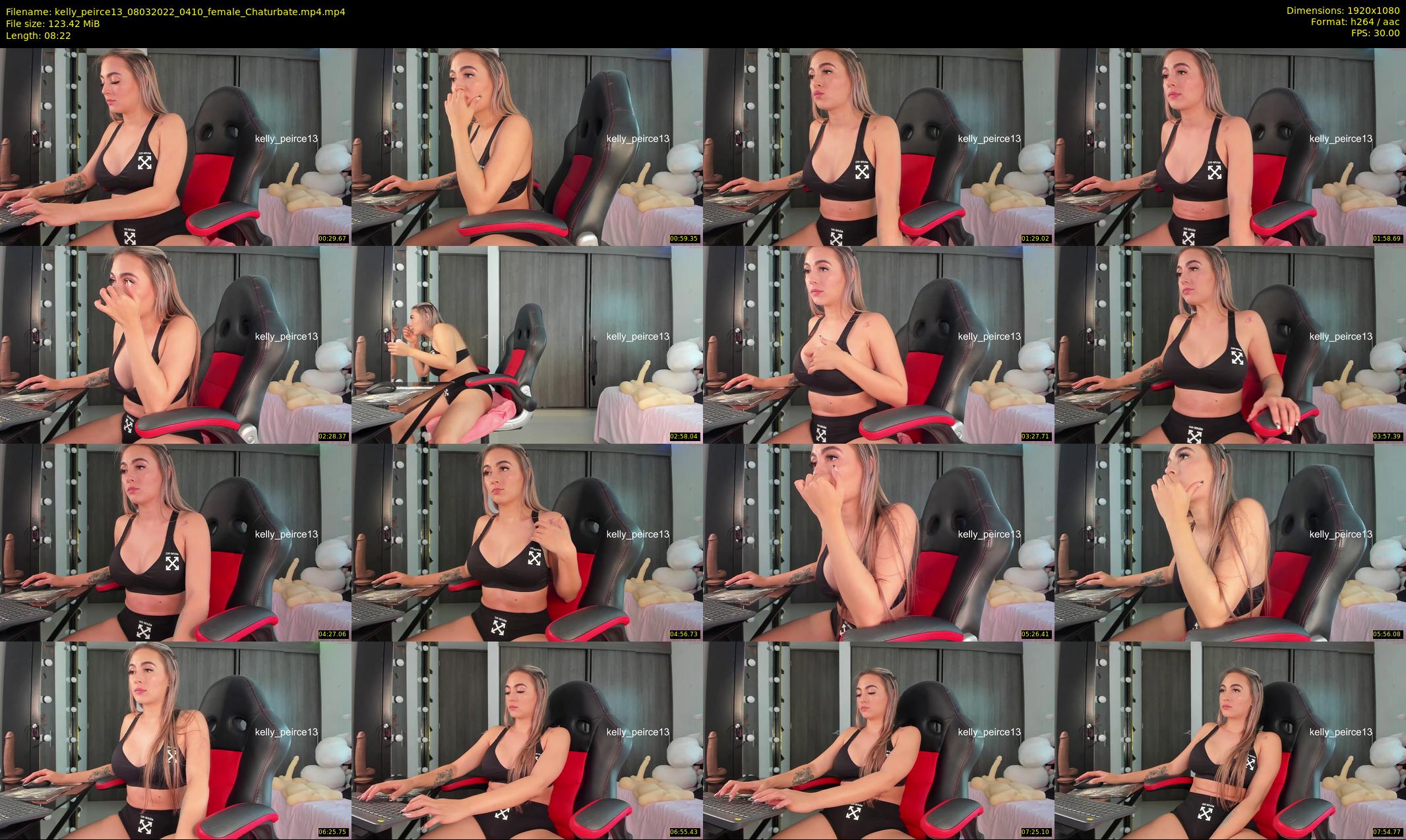 kelly_peirce13 — 9 minute Chaturbate female cam show recording, 1080p, Mar 8, 2022
