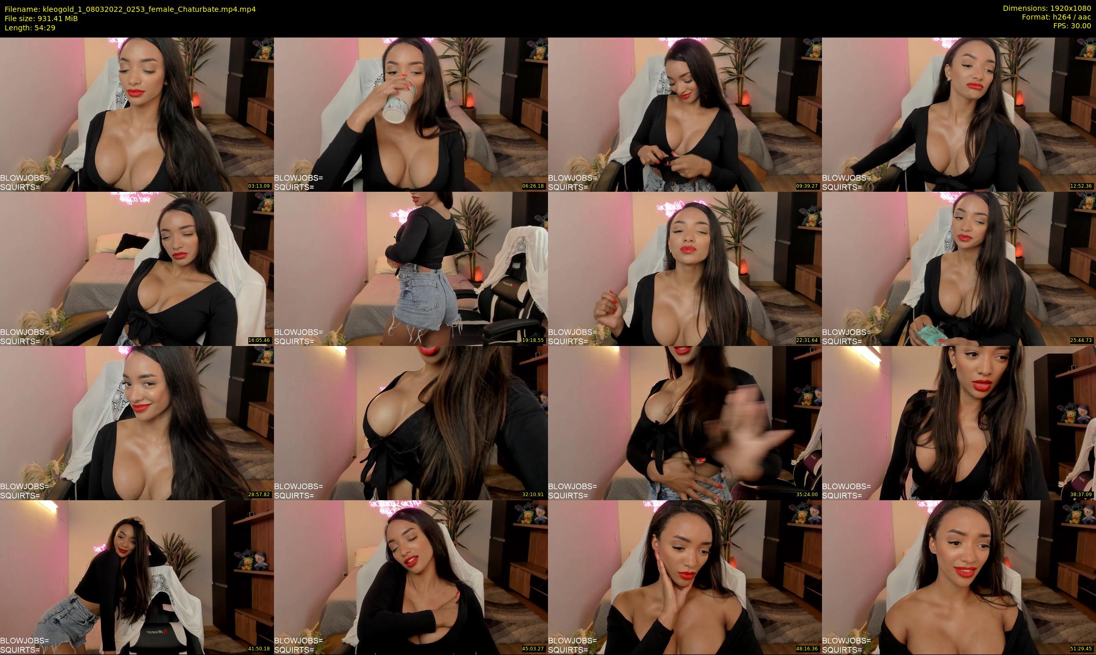 kleogold_1 — 55 minute Chaturbate female cam show recording, 1080p, Mar 8, 2022