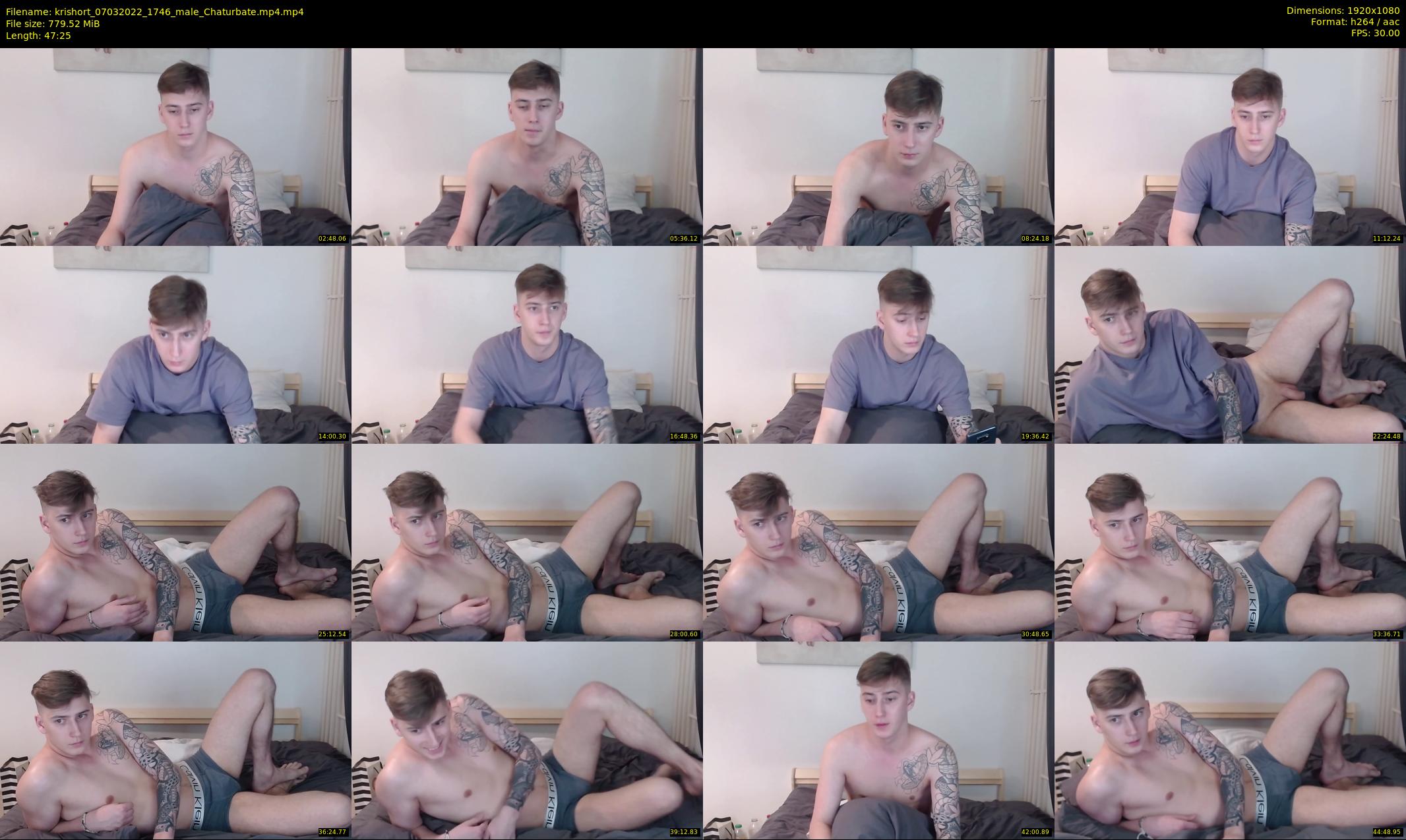 krishort — 48 minute Chaturbate male cam show recording, 1080p, Mar 7, 2022