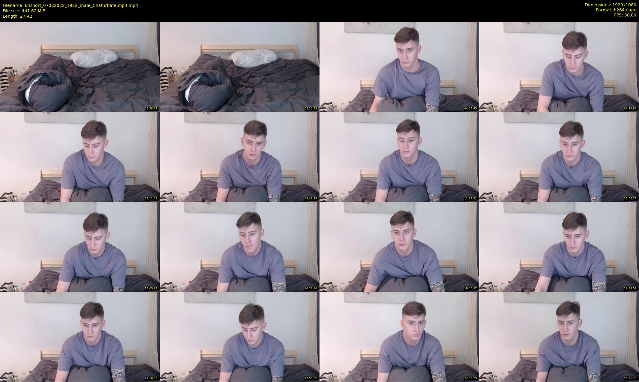krishort — 28 minute Chaturbate male cam show recording, 1080p, Mar 7, 2022