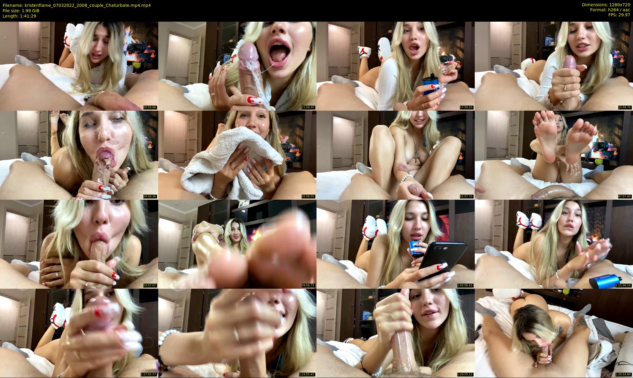 kristenflame — 102 minute Chaturbate couple cam show recording, 720p, Mar 7, 2022