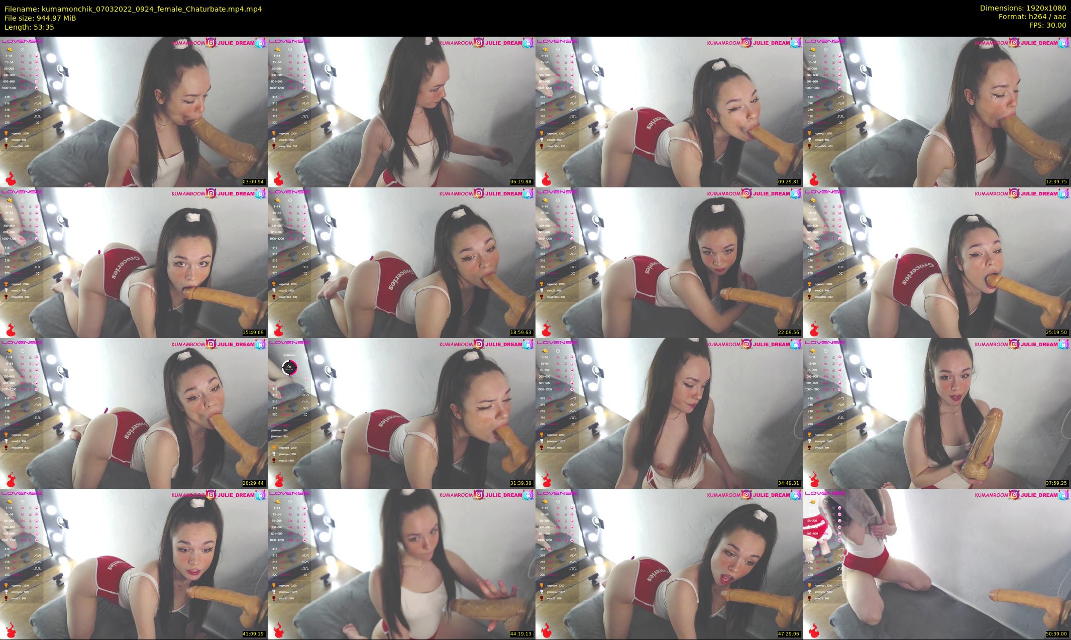 kumamonchik — 54 minute Chaturbate couple cam show recording, 1080p, Mar 7, 2022