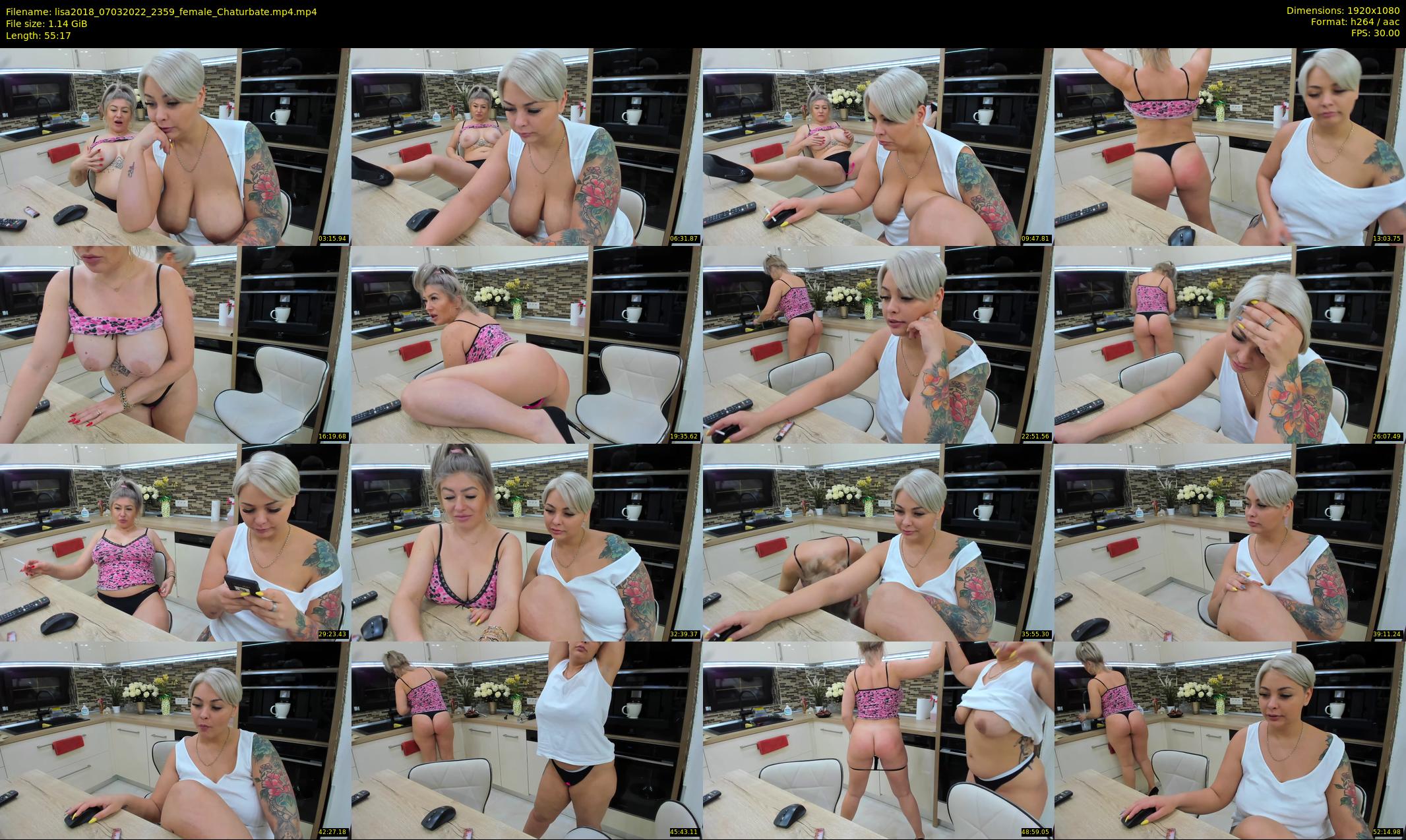 lisa2018 — 56 minute Chaturbate female cam show recording, 1080p, Mar 7, 2022
