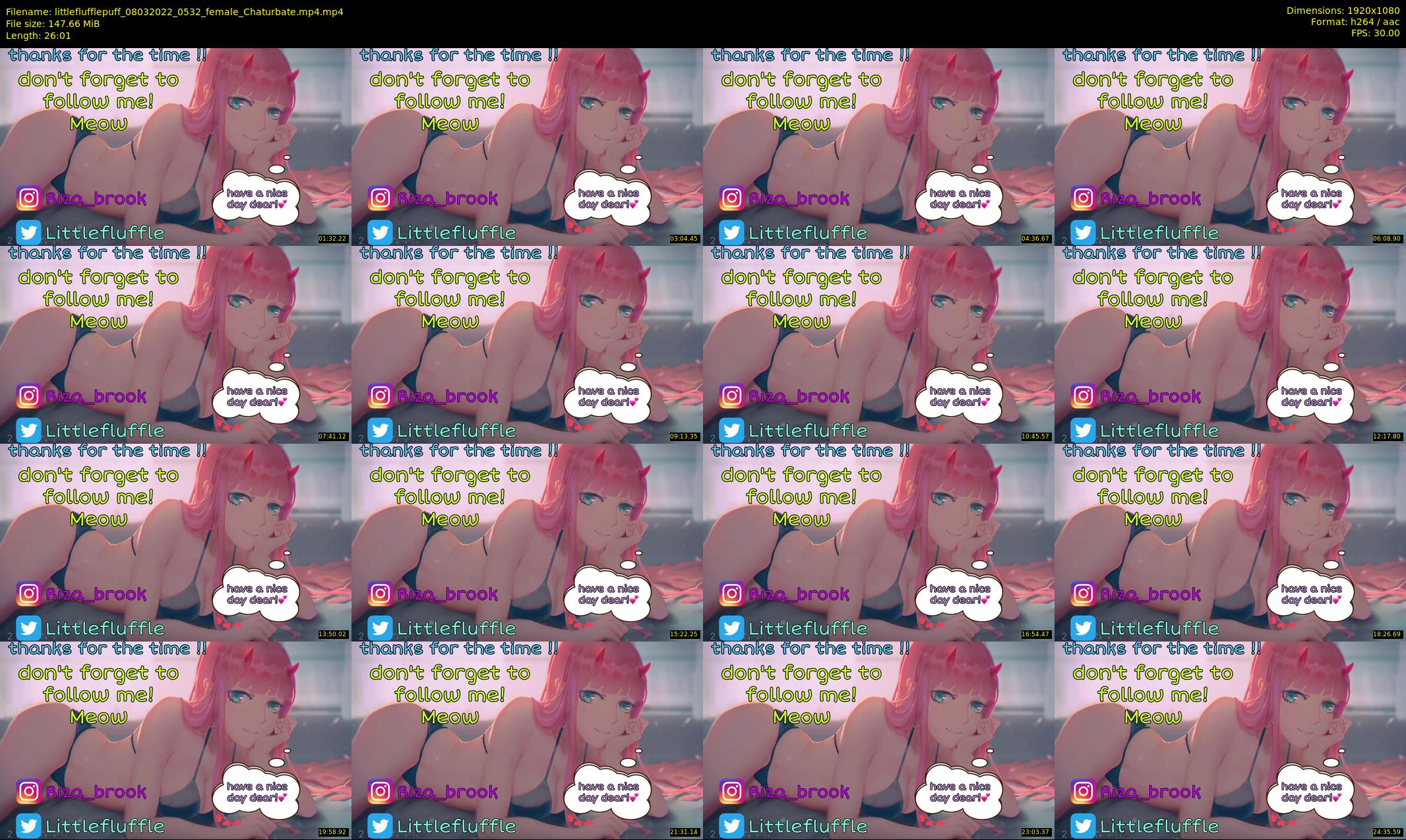 littleflufflepuff — 27 minute Chaturbate female cam show recording, 1080p, Mar 8, 2022