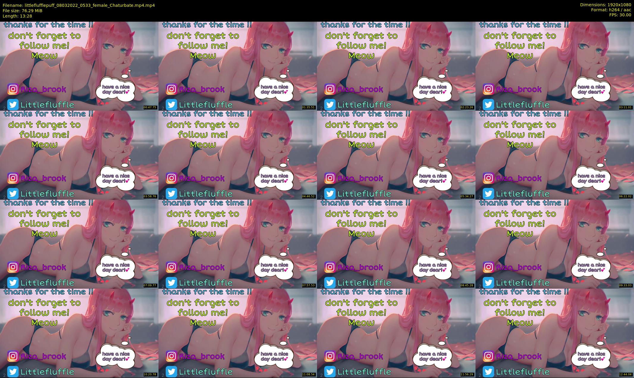littleflufflepuff — 14 minute Chaturbate female cam show recording, 1080p, Mar 8, 2022