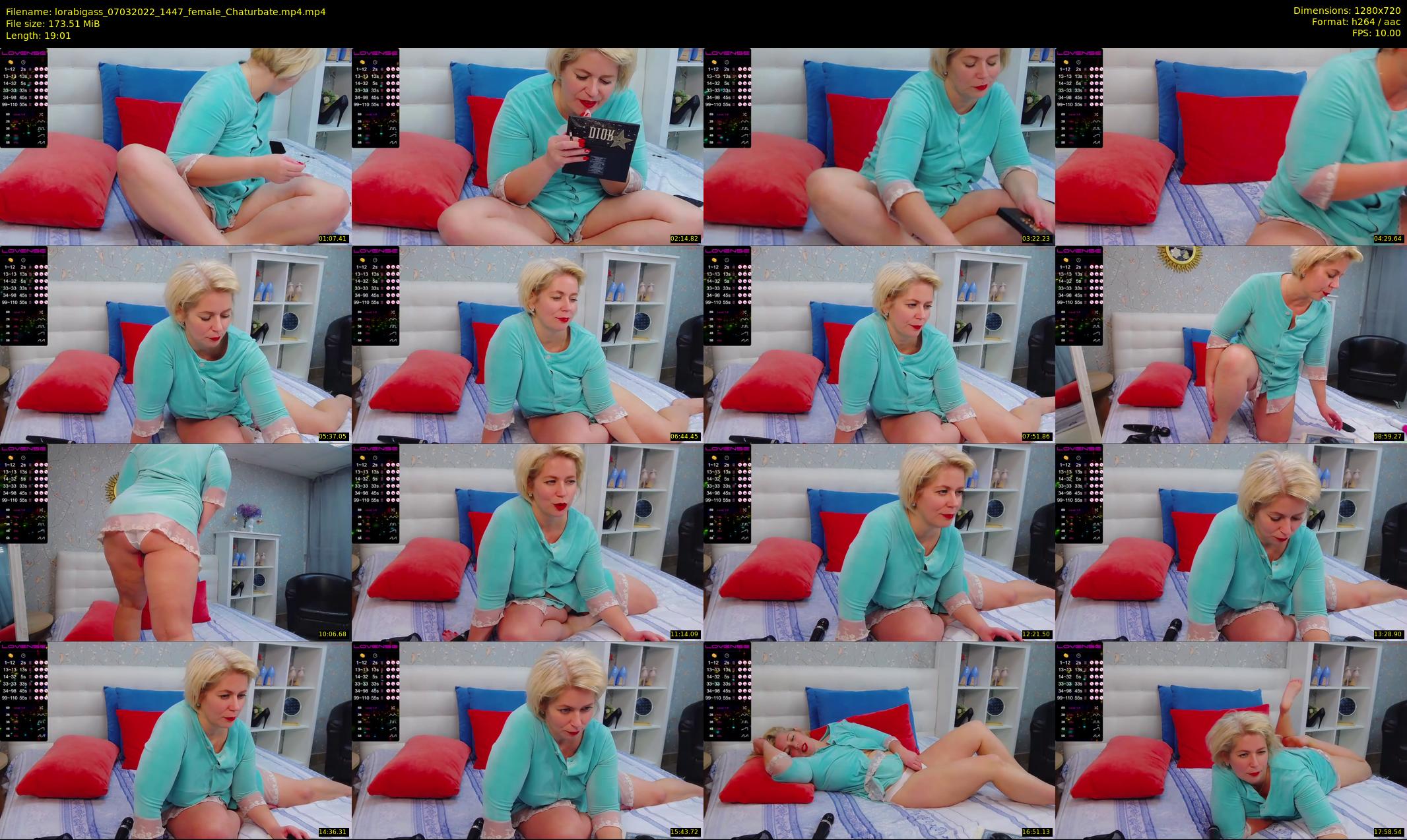 lorabigass — 20 minute Chaturbate female cam show recording, 720p, Mar 7, 2022