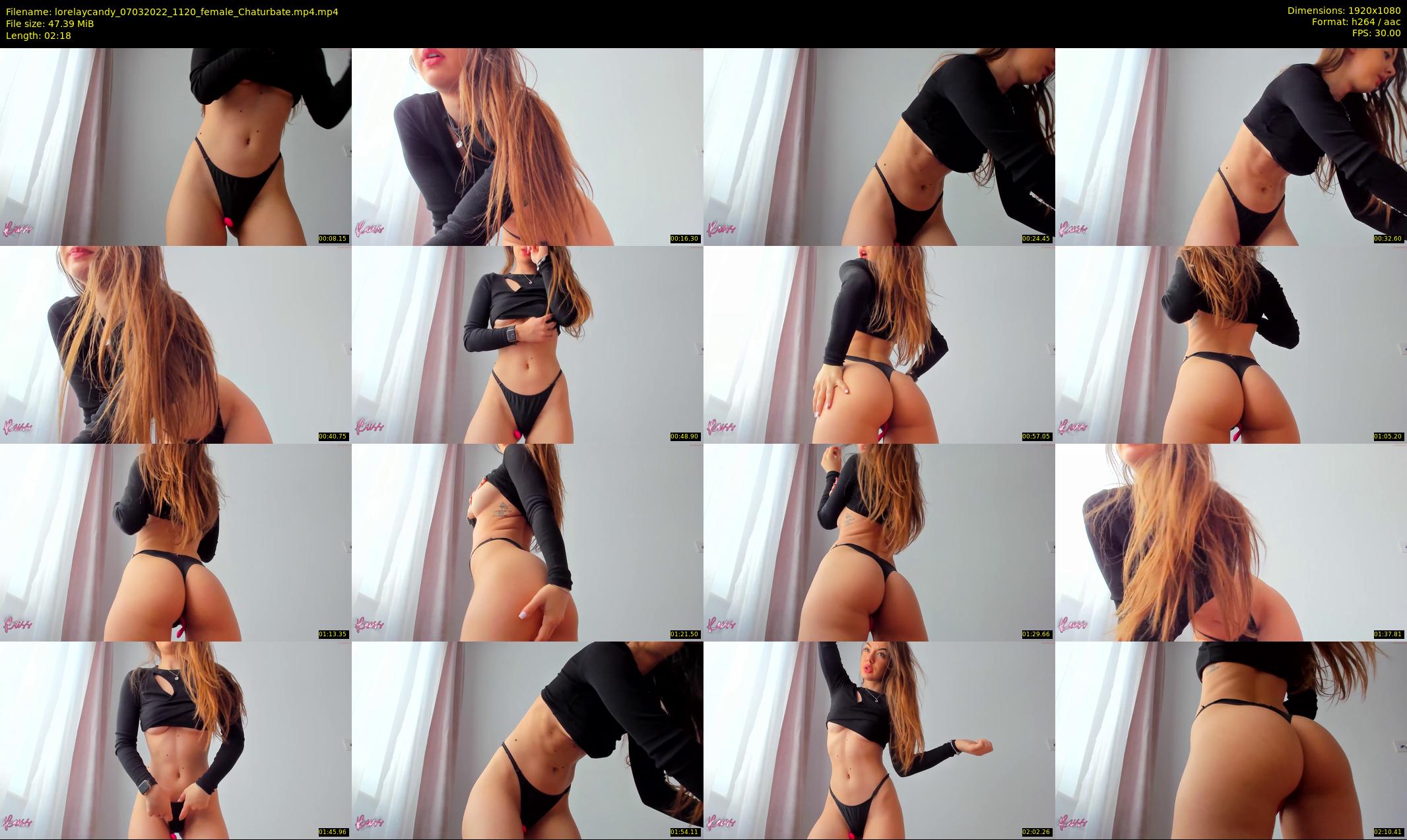 lorelaycandy — 3 minute Chaturbate female cam show recording, 1080p, Mar 7, 2022