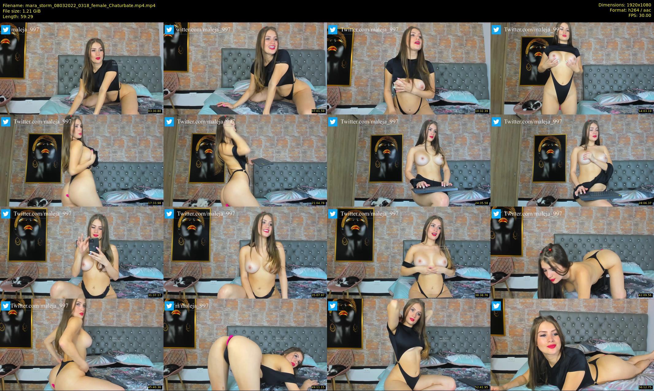 mara_storm — 60 minute Chaturbate female cam show recording, 1080p, Mar 8, 2022