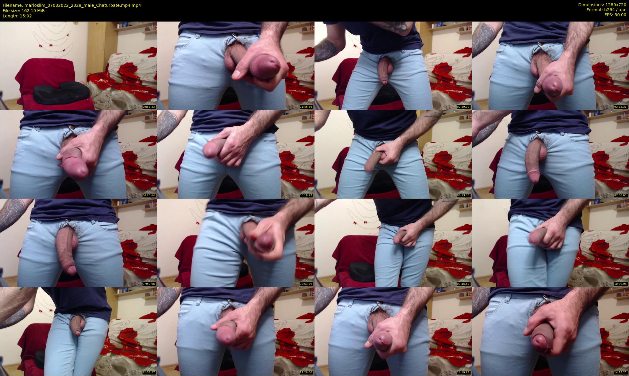 marioslim — 16 minute Chaturbate male cam show recording, 720p, Mar 7, 2022
