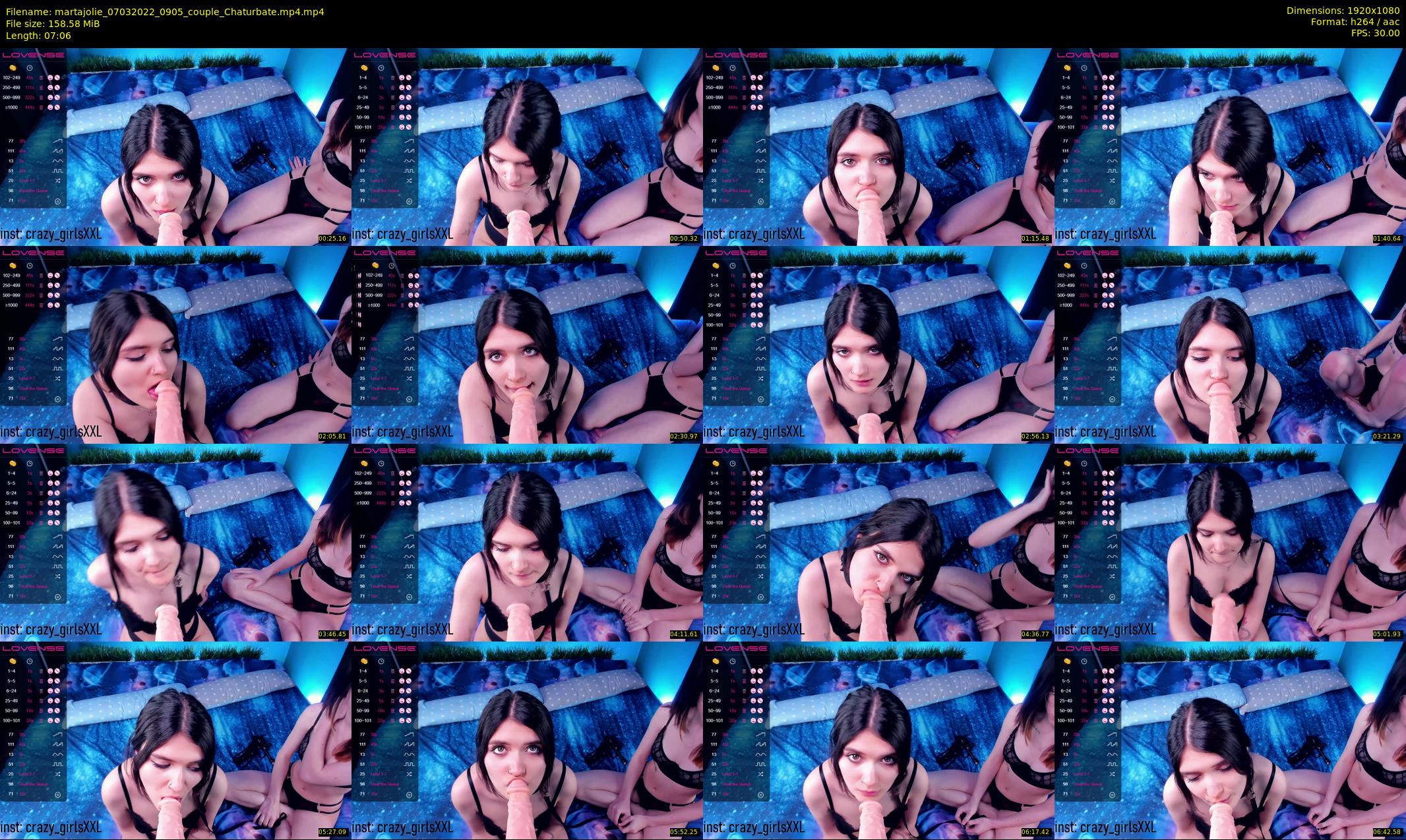 martajolie — 8 minute Chaturbate female cam show recording, 1080p, Mar 7, 2022