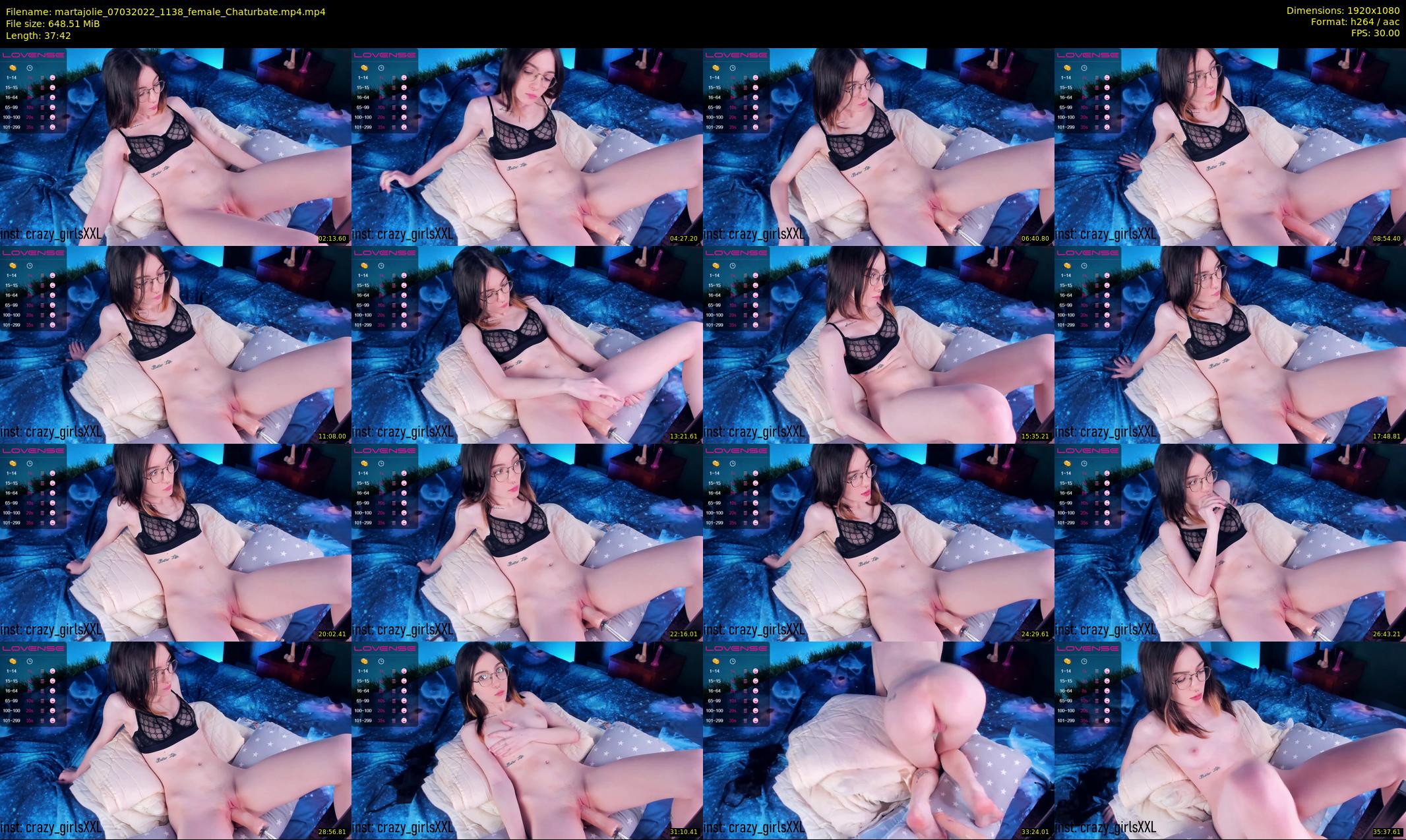 martajolie — 38 minute Chaturbate female cam show recording, 1080p, Mar 7, 2022