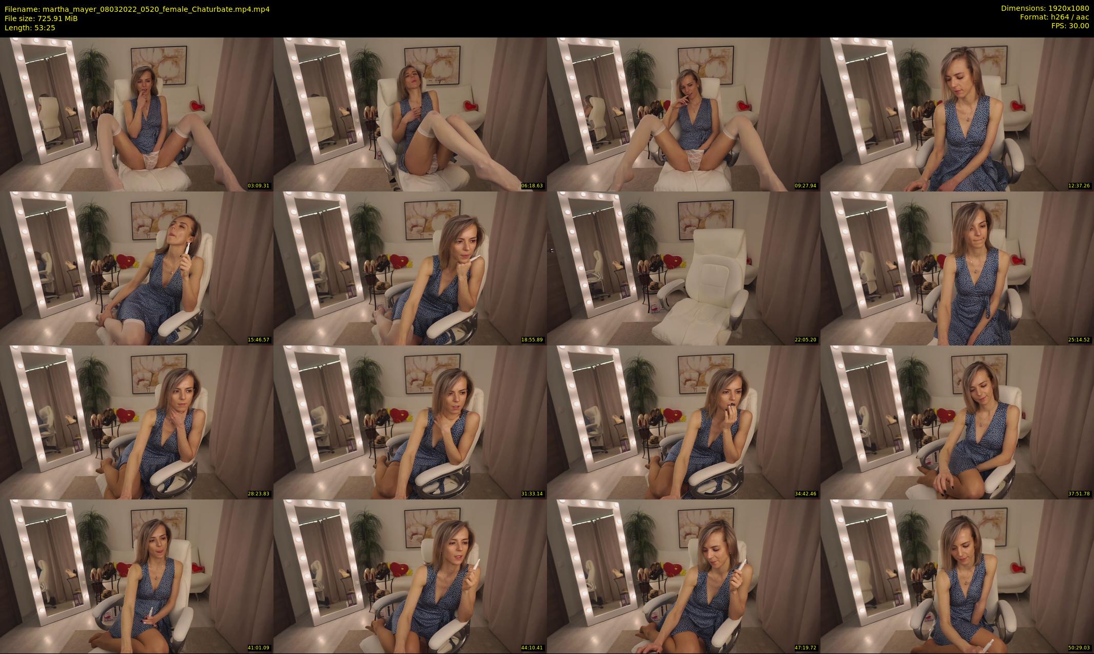 martha_mayer — 54 minute Chaturbate female cam show recording, 1080p, Mar 8, 2022