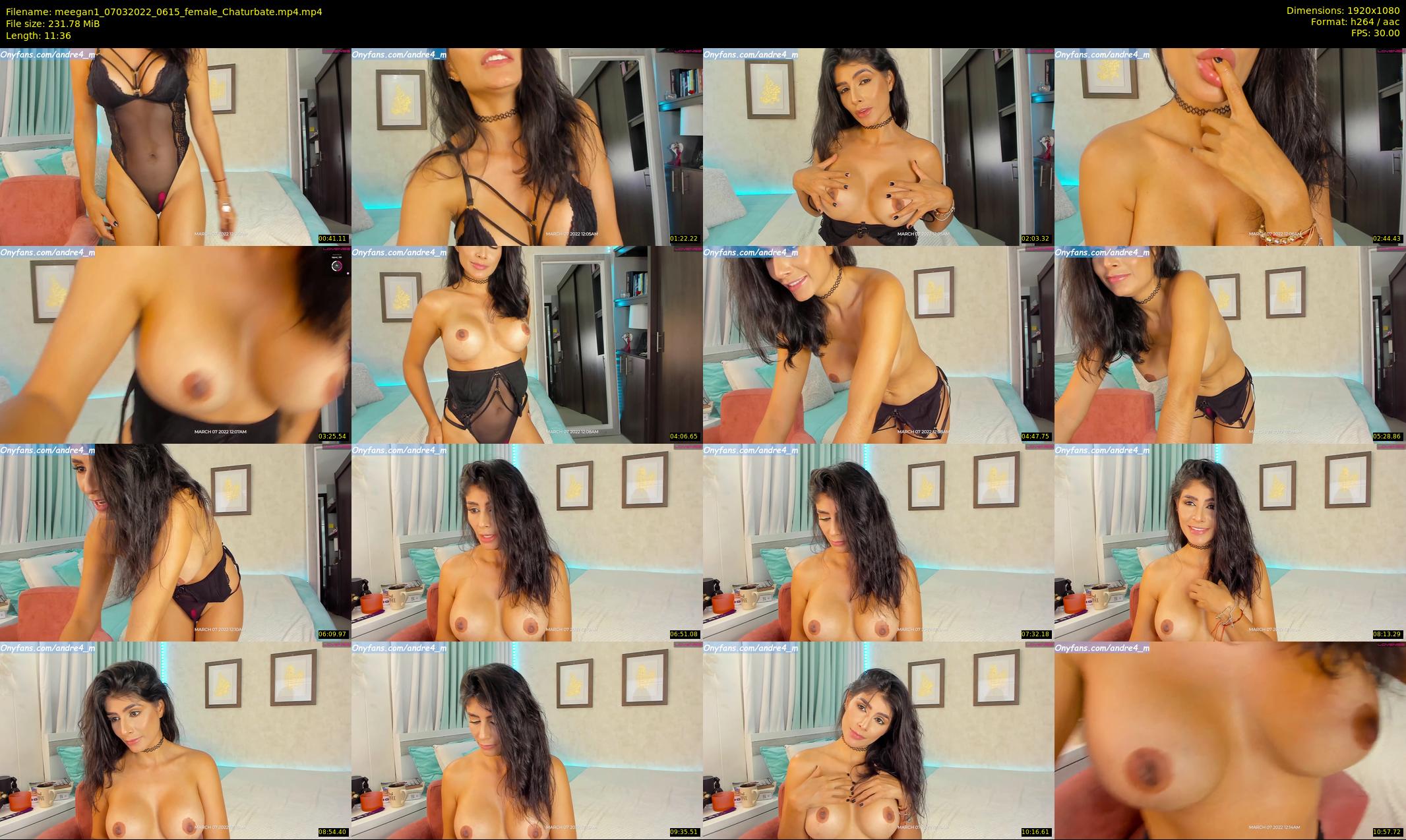 meegan1 — 12 minute Chaturbate female cam show recording, 1080p, Mar 7, 2022