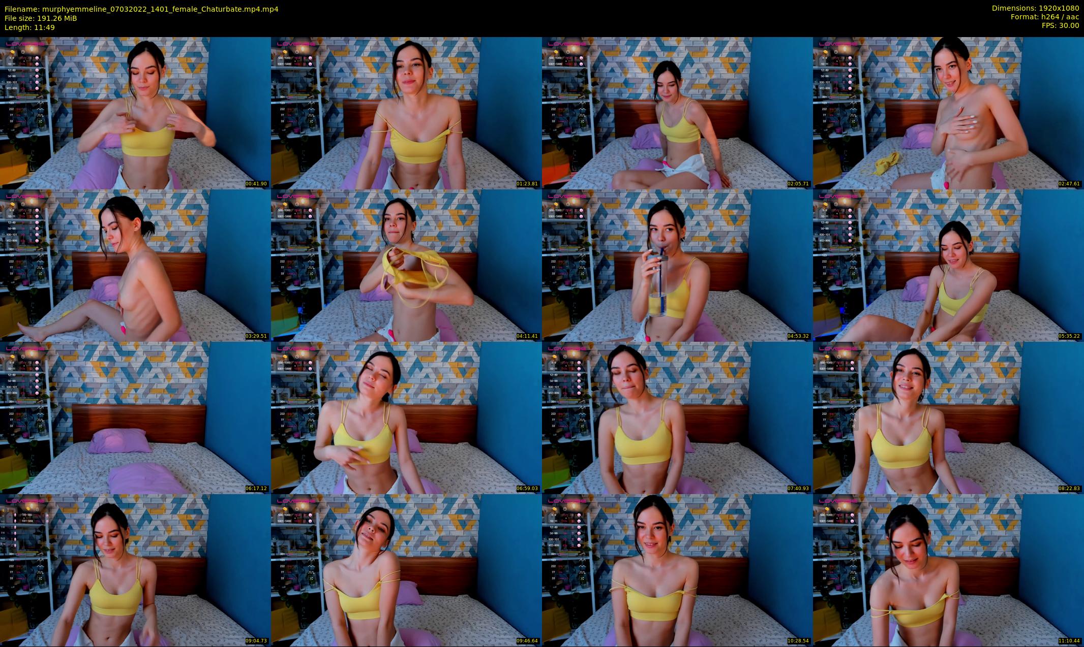 murphyemmeline — 12 minute Chaturbate female cam show recording, 1080p, Mar 7, 2022