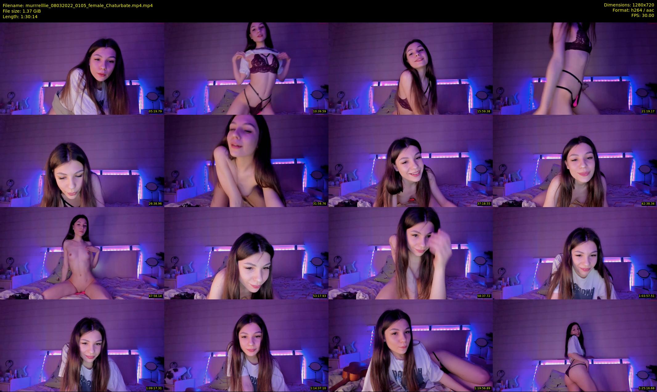 murrrelllie — 91 minute Chaturbate female cam show recording, 720p, Mar 8, 2022