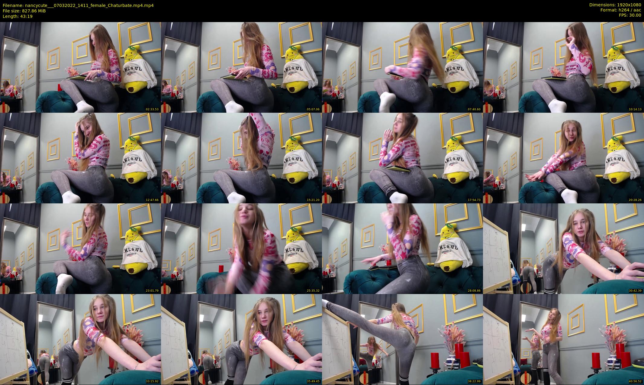 nancycute__ — 44 minute Chaturbate female cam show recording, 1080p, Mar 7, 2022