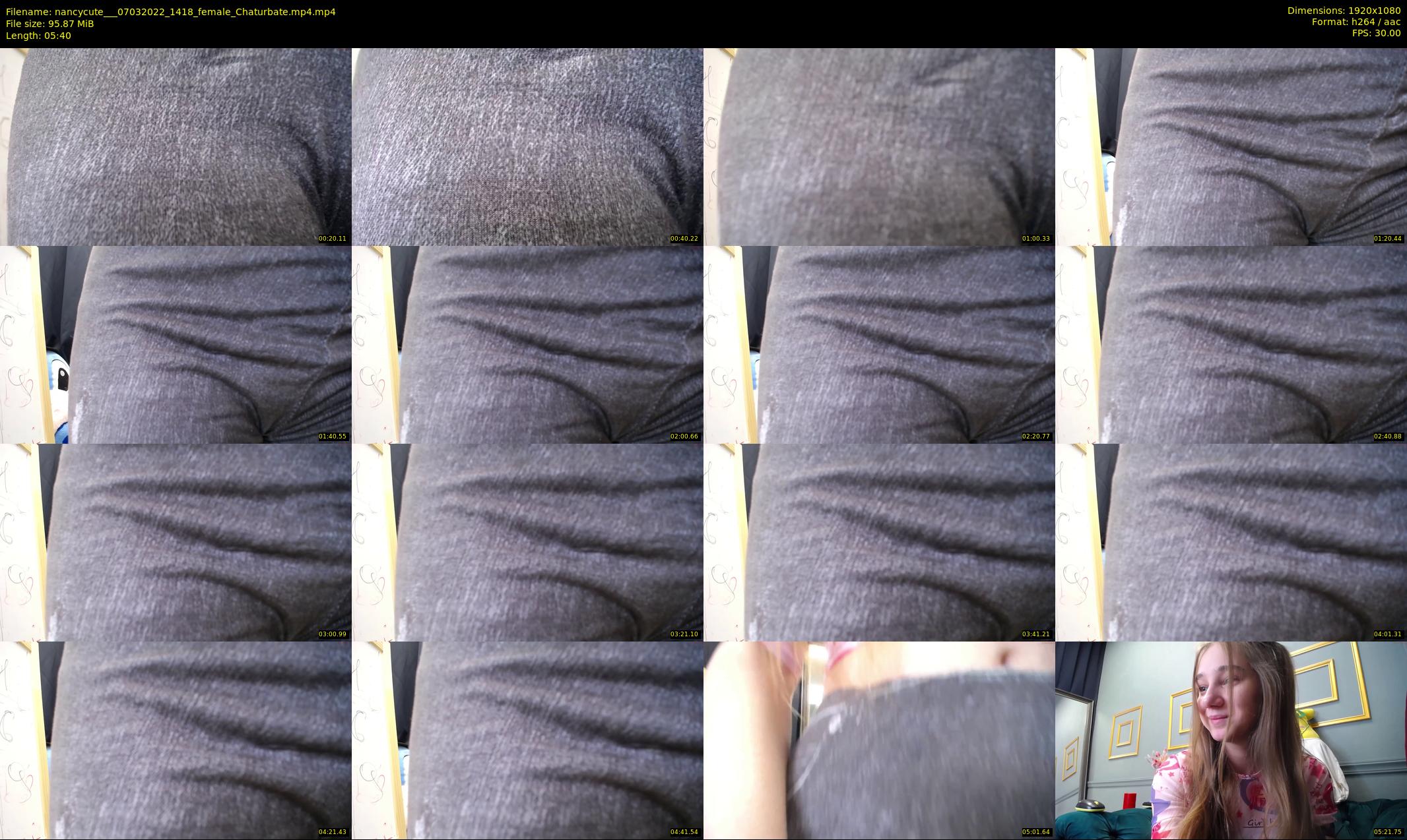 nancycute__ — 6 minute Chaturbate female cam show recording, 1080p, Mar 7, 2022
