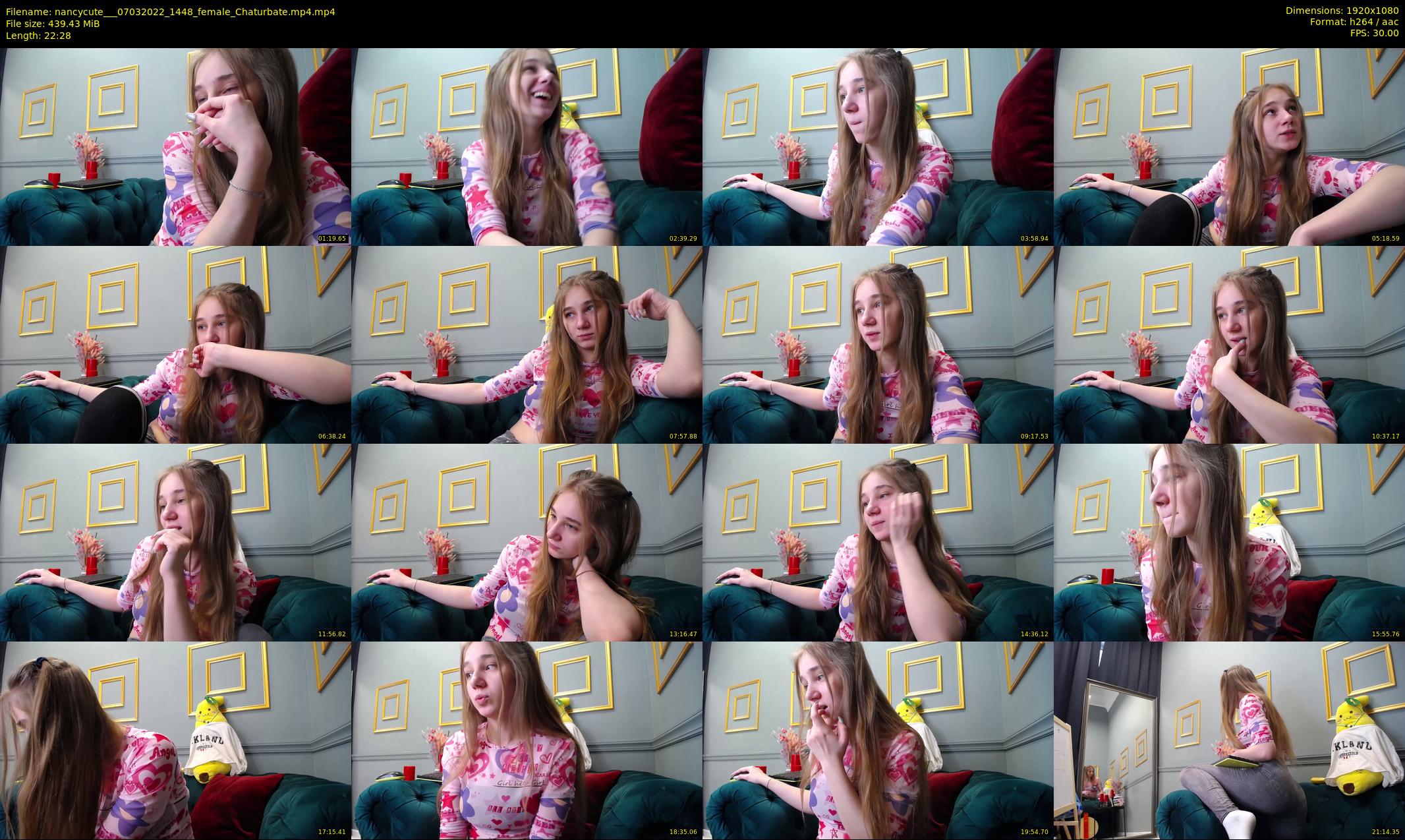 nancycute__ — 23 minute Chaturbate female cam show recording, 1080p, Mar 7, 2022