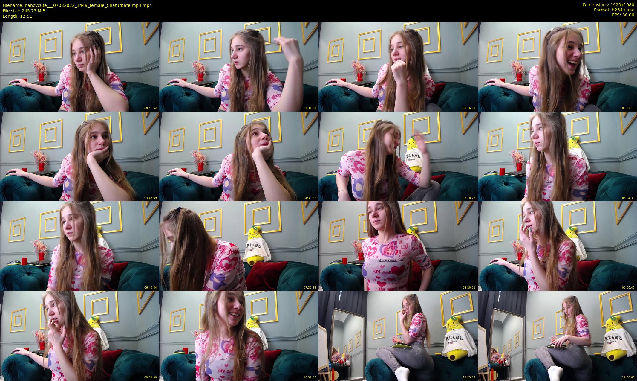 nancycute__ — 13 minute Chaturbate female cam show recording, 1080p, Mar 7, 2022