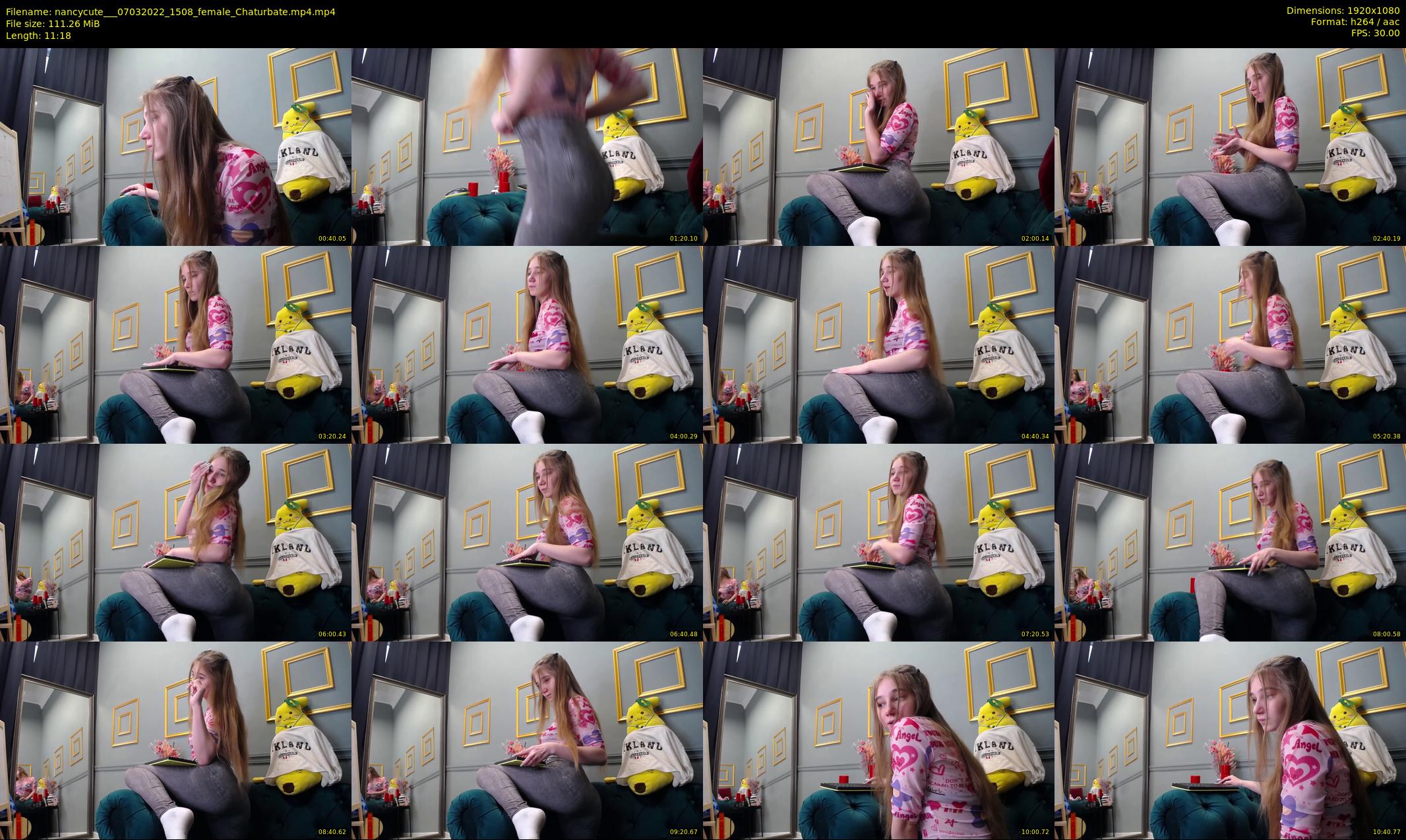 nancycute__ — 12 minute Chaturbate female cam show recording, 1080p, Mar 7, 2022