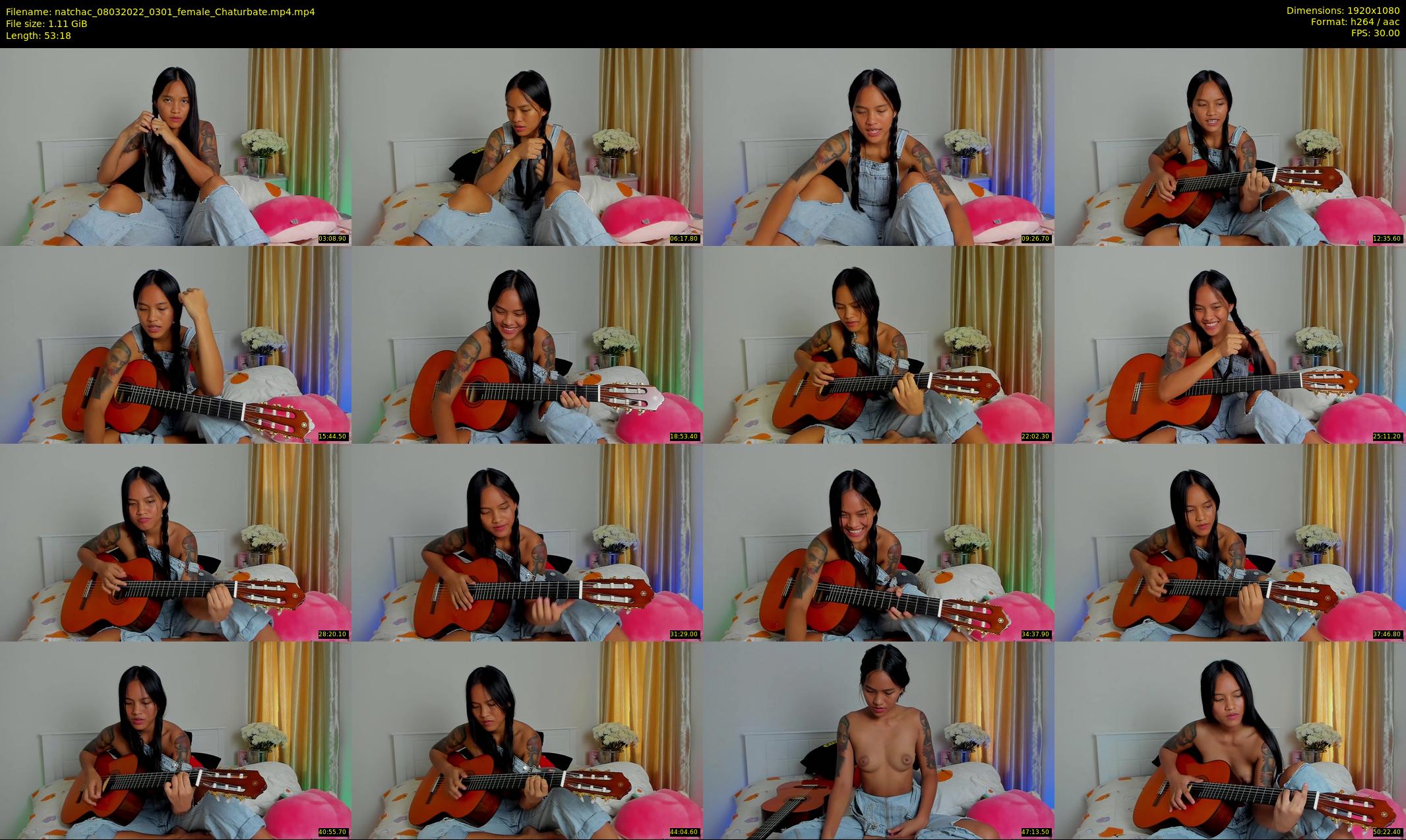 natchac — 54 minute Chaturbate female cam show recording, 1080p, Mar 8, 2022