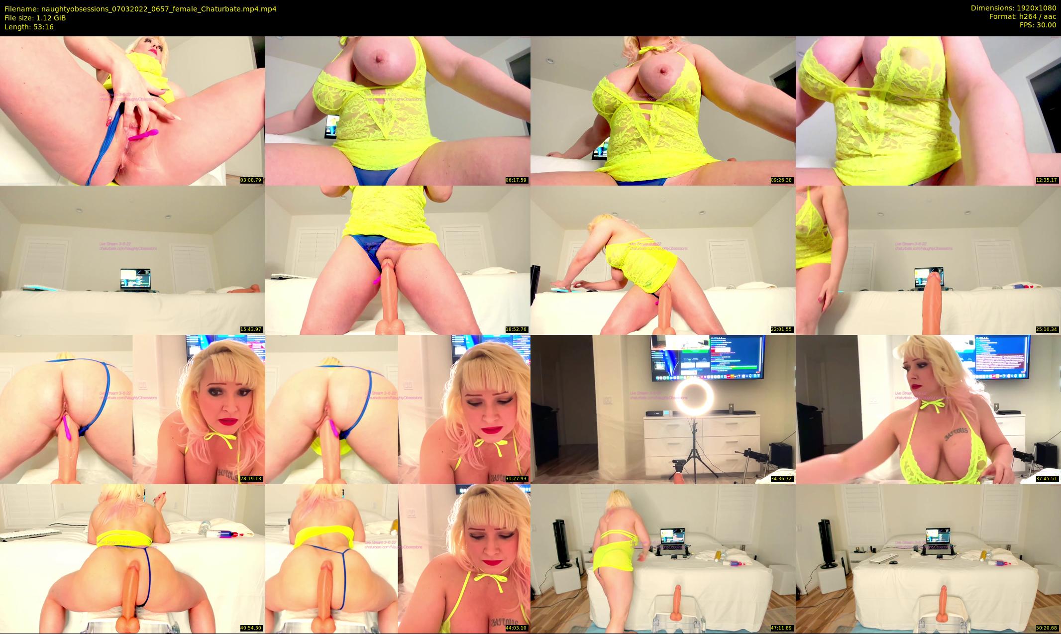 naughtyobsessions — 54 minute Chaturbate female cam show recording, 1080p, Mar 7, 2022